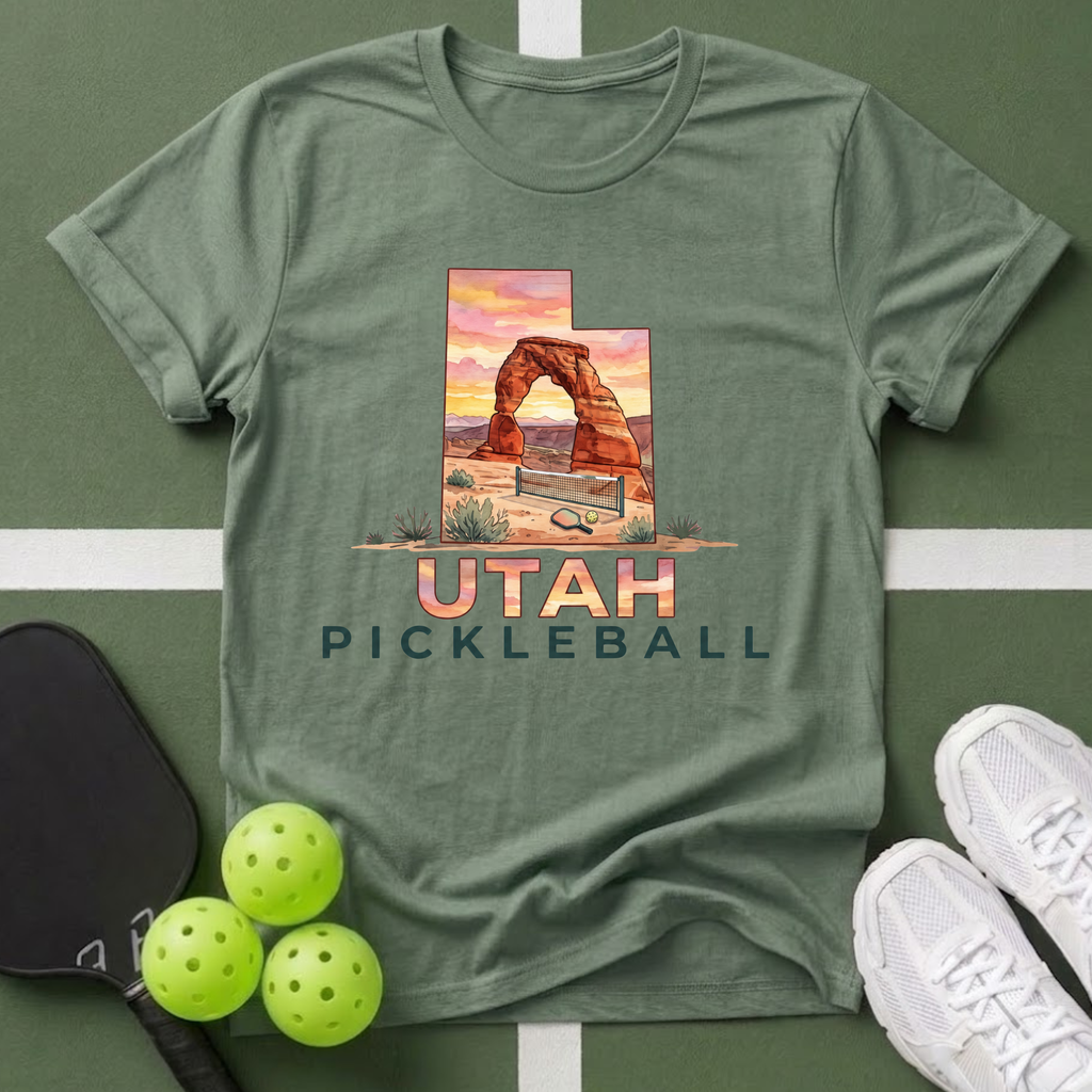 State- Utah Pickleball T-Shirt