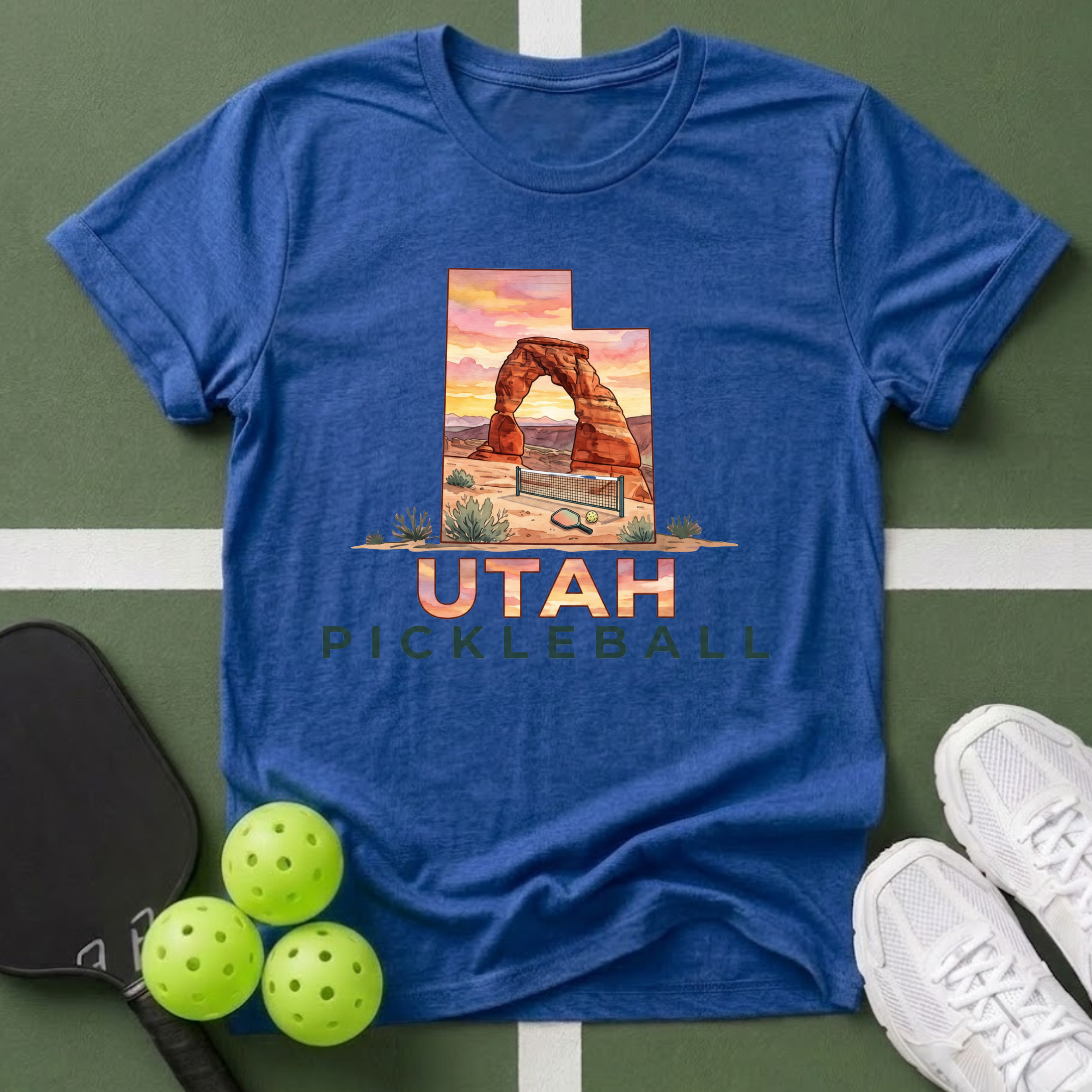 State- Utah Pickleball T-Shirt