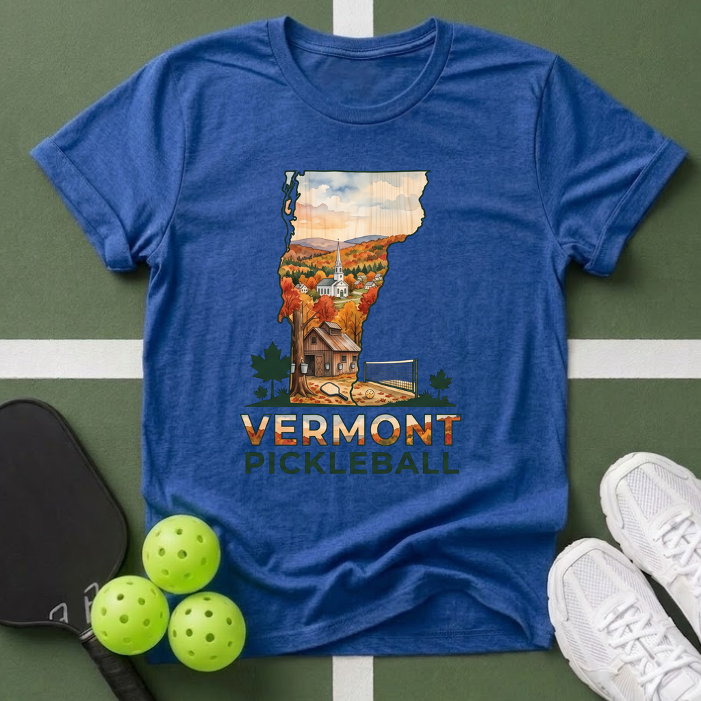 State- Vermont Pickleball T-Shirt