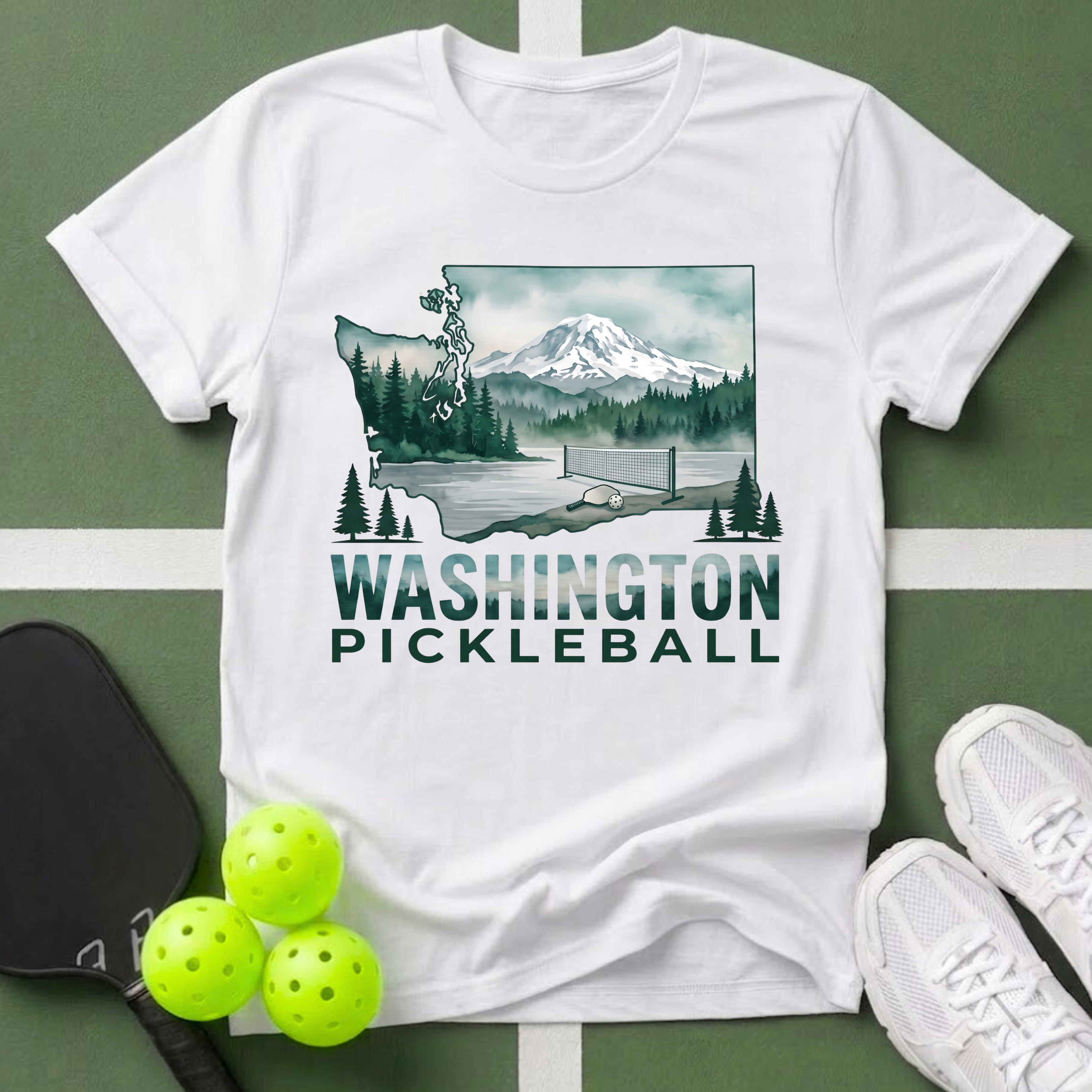 State- Washington Pickleball T-Shirt