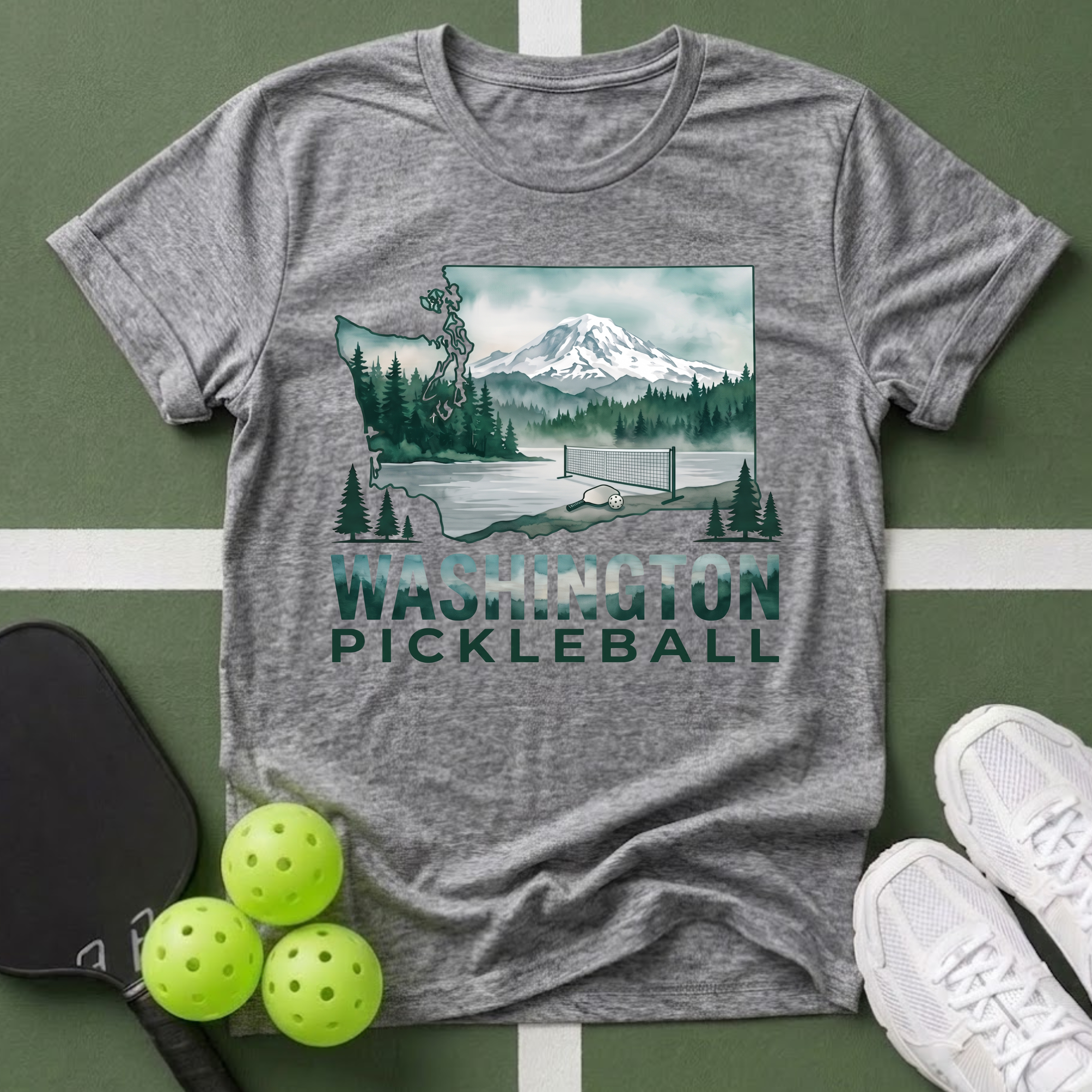 State- Washington Pickleball T-Shirt