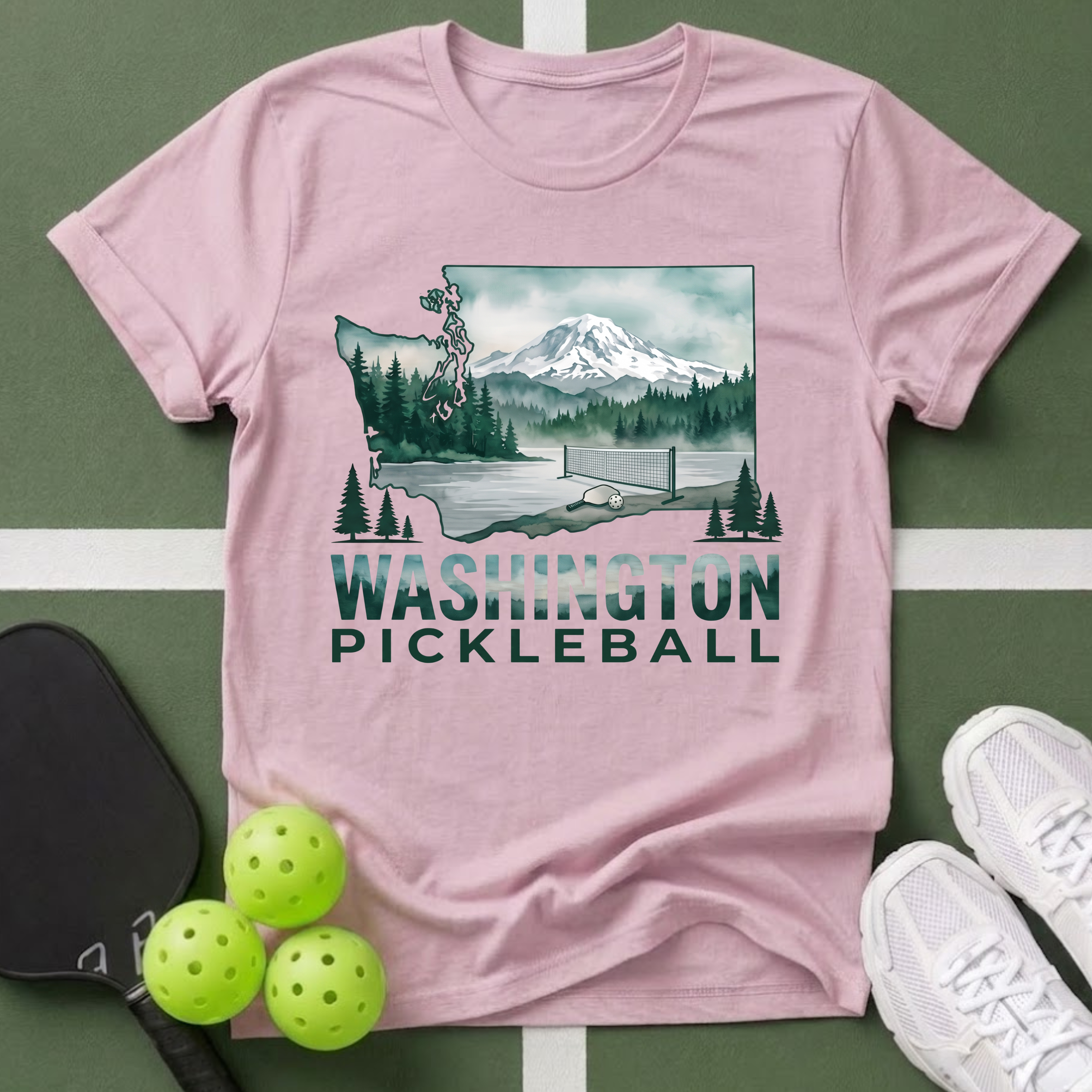 State- Washington Pickleball T-Shirt