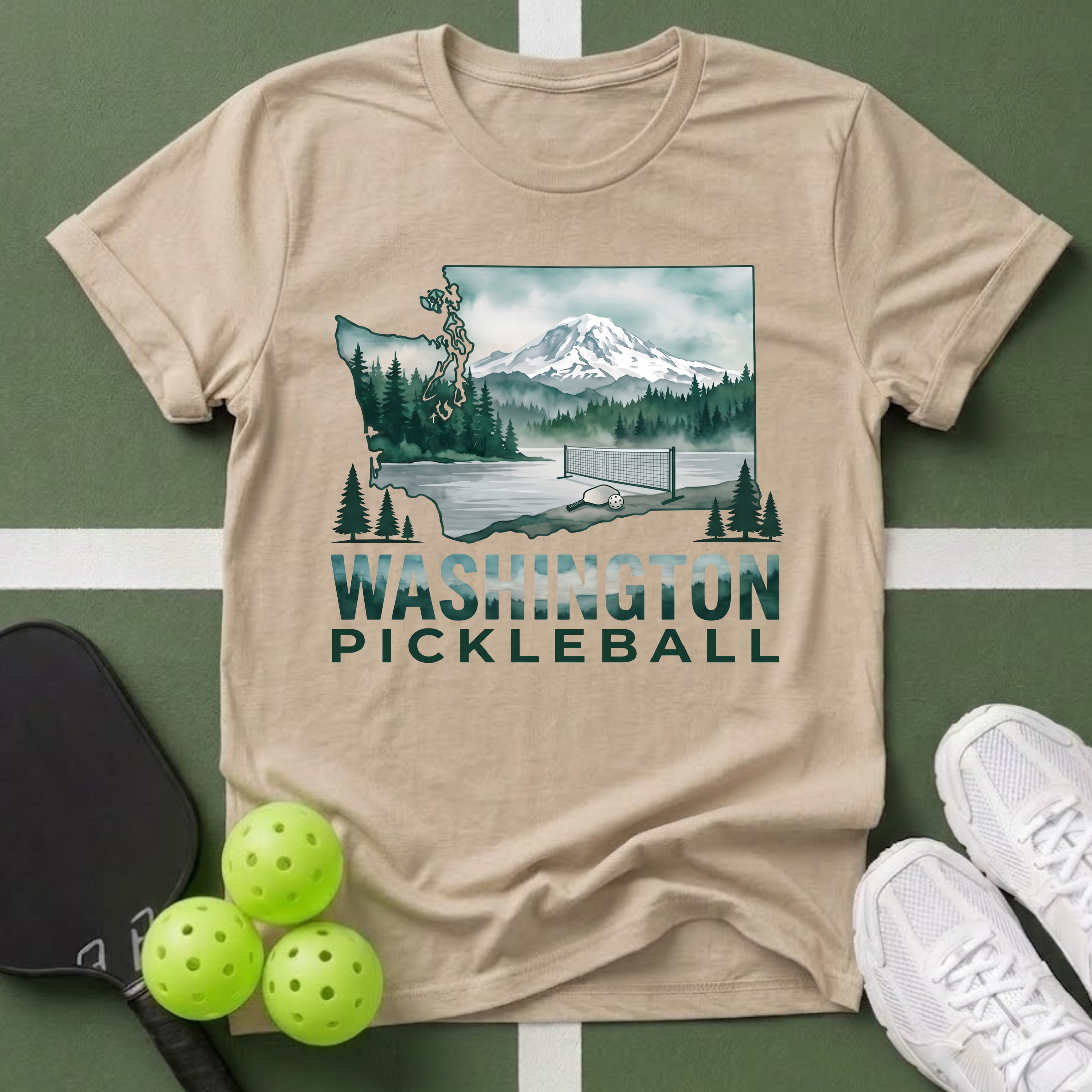 State- Washington Pickleball T-Shirt