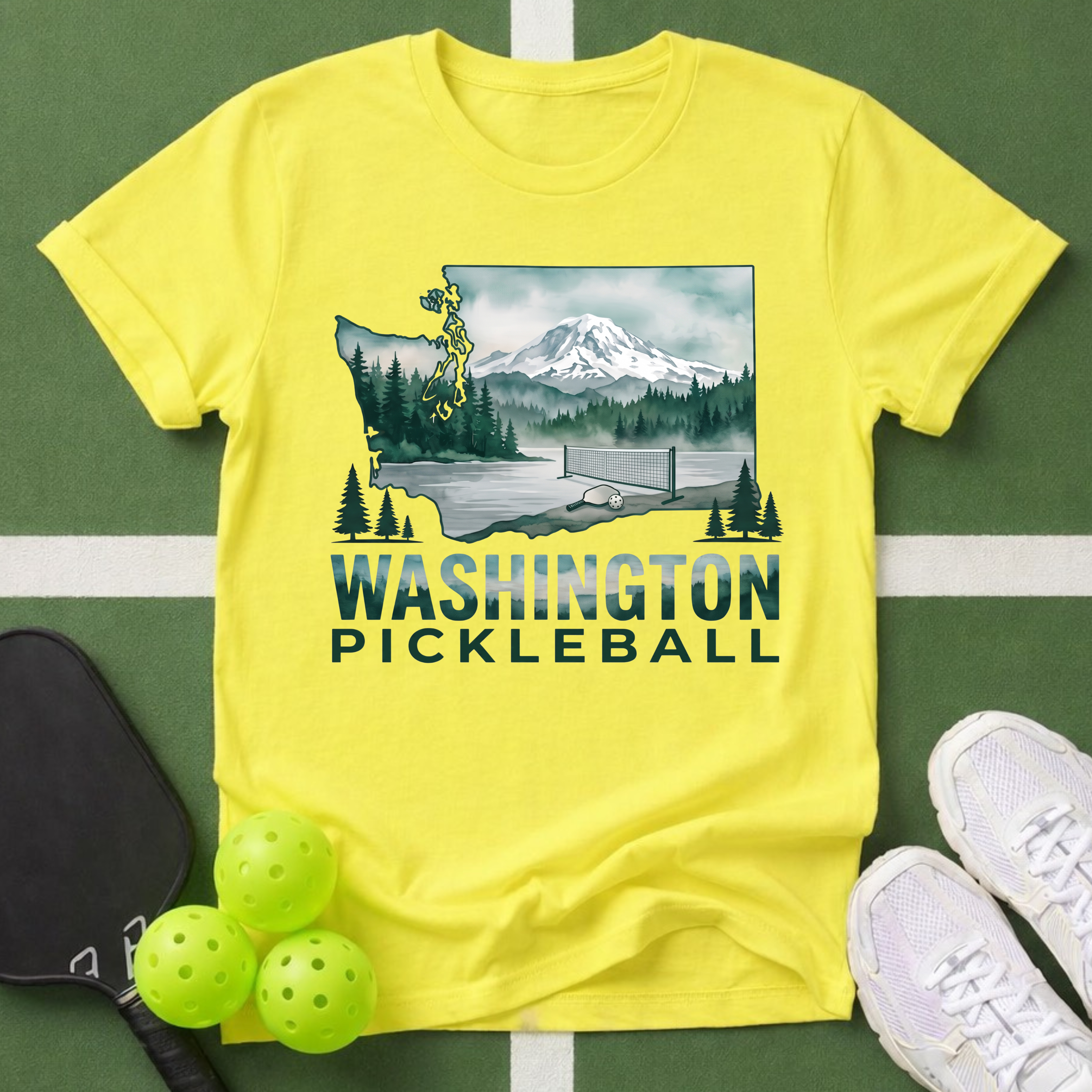 State- Washington Pickleball T-Shirt