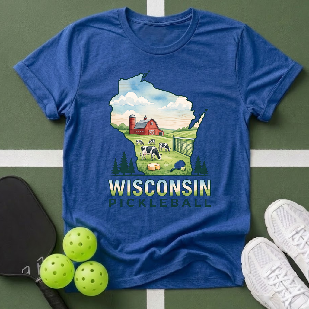 State- Wisconsin Pickleball T-Shirt