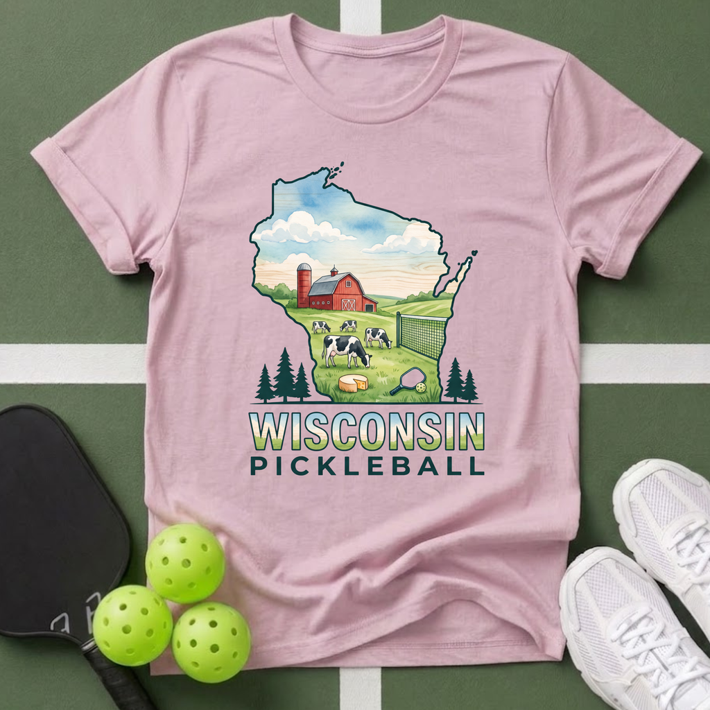 State- Wisconsin Pickleball T-Shirt