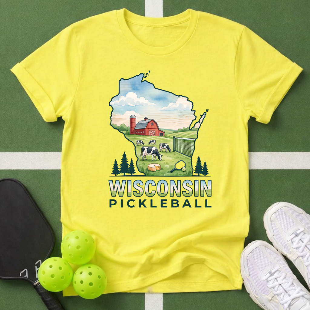 State- Wisconsin Pickleball T-Shirt