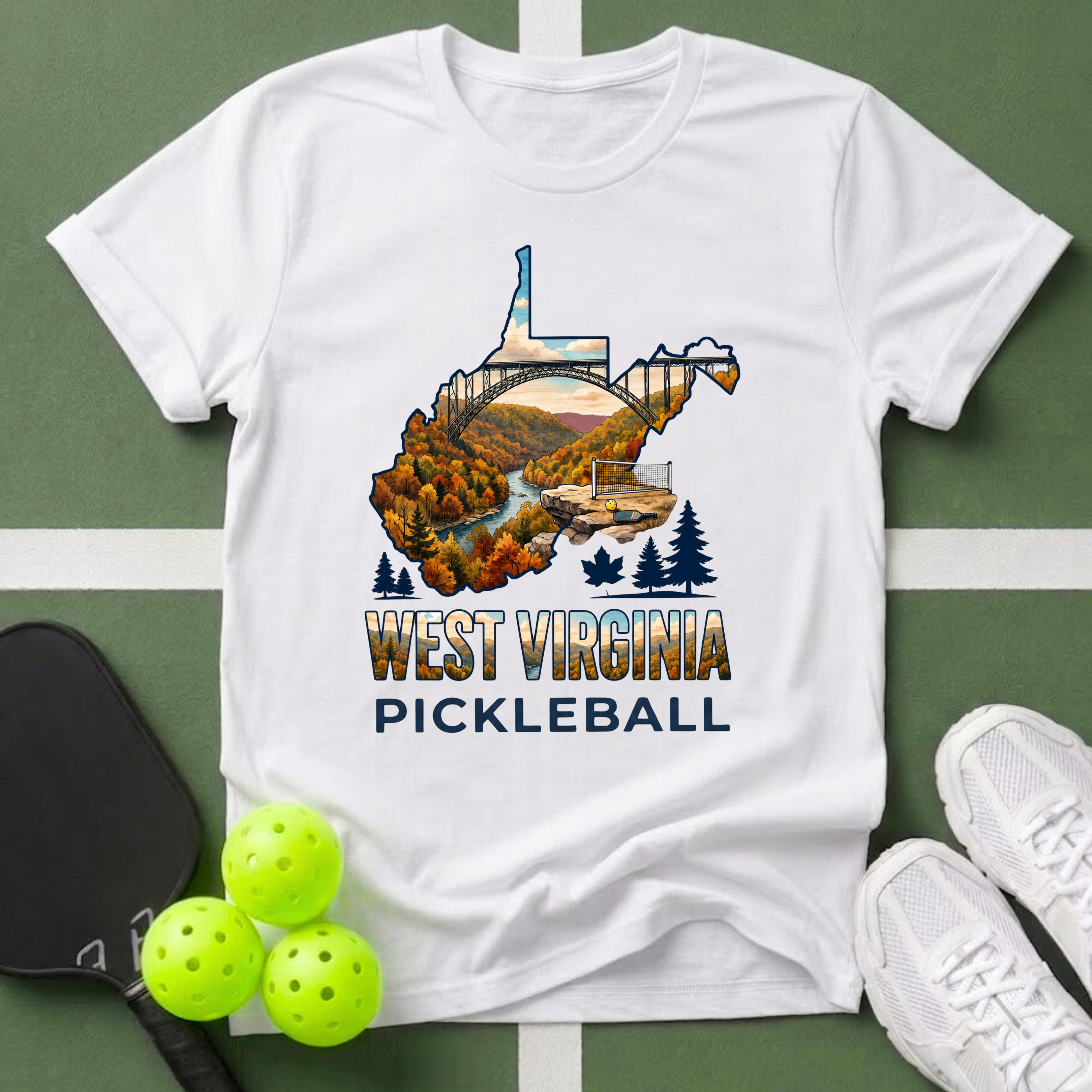 State- West Virginia Pickleball T-Shirt