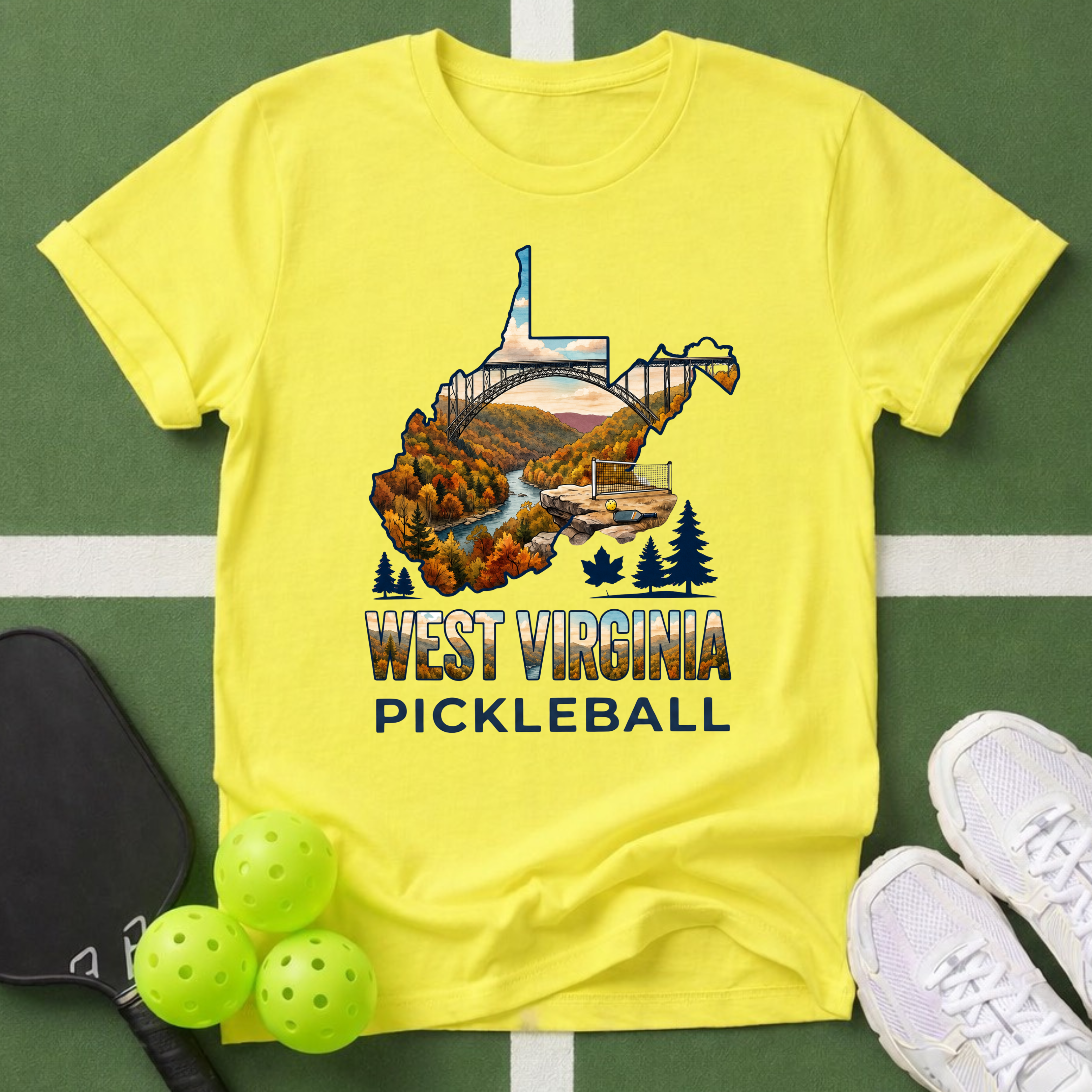 State- West Virginia Pickleball T-Shirt
