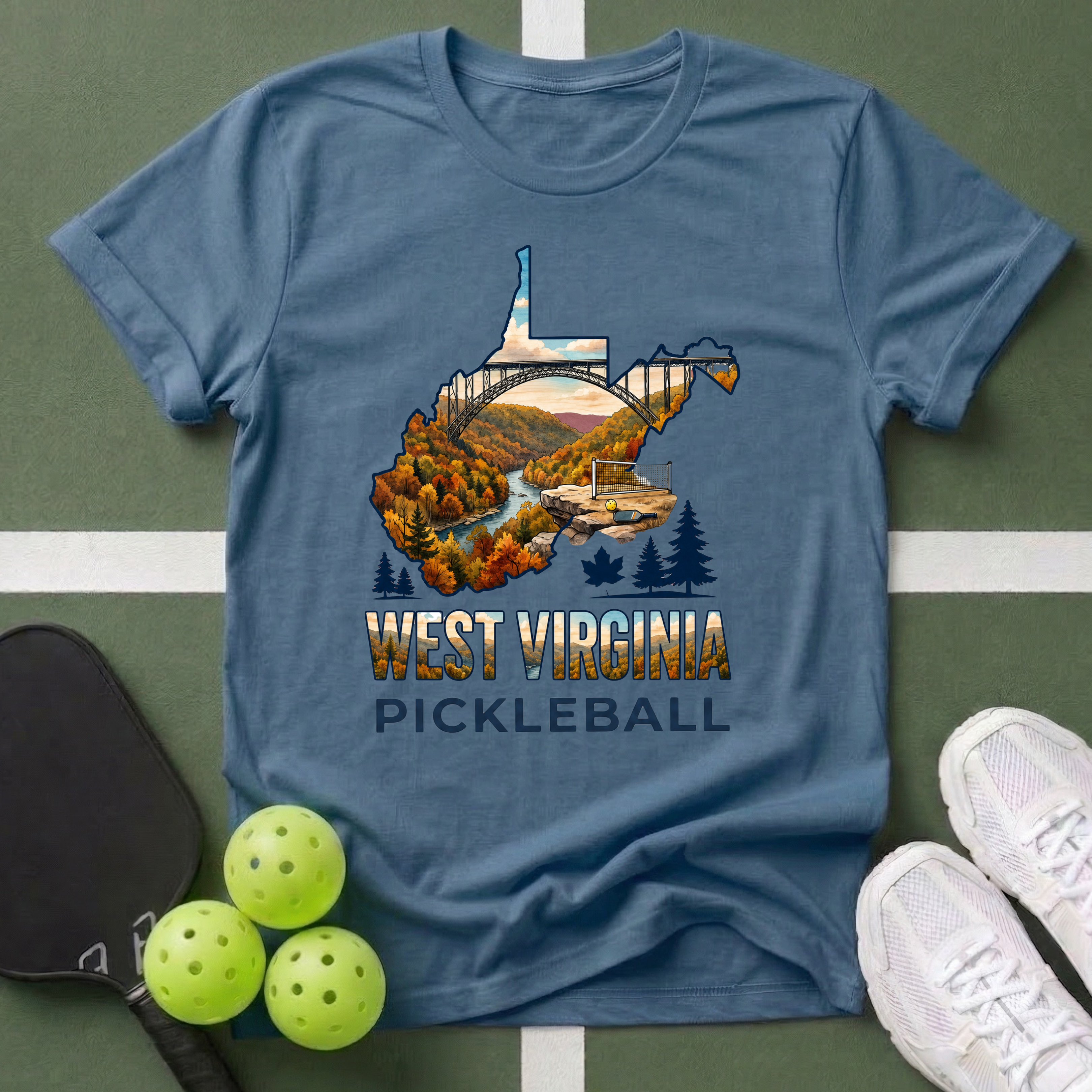 State- West Virginia Pickleball T-Shirt