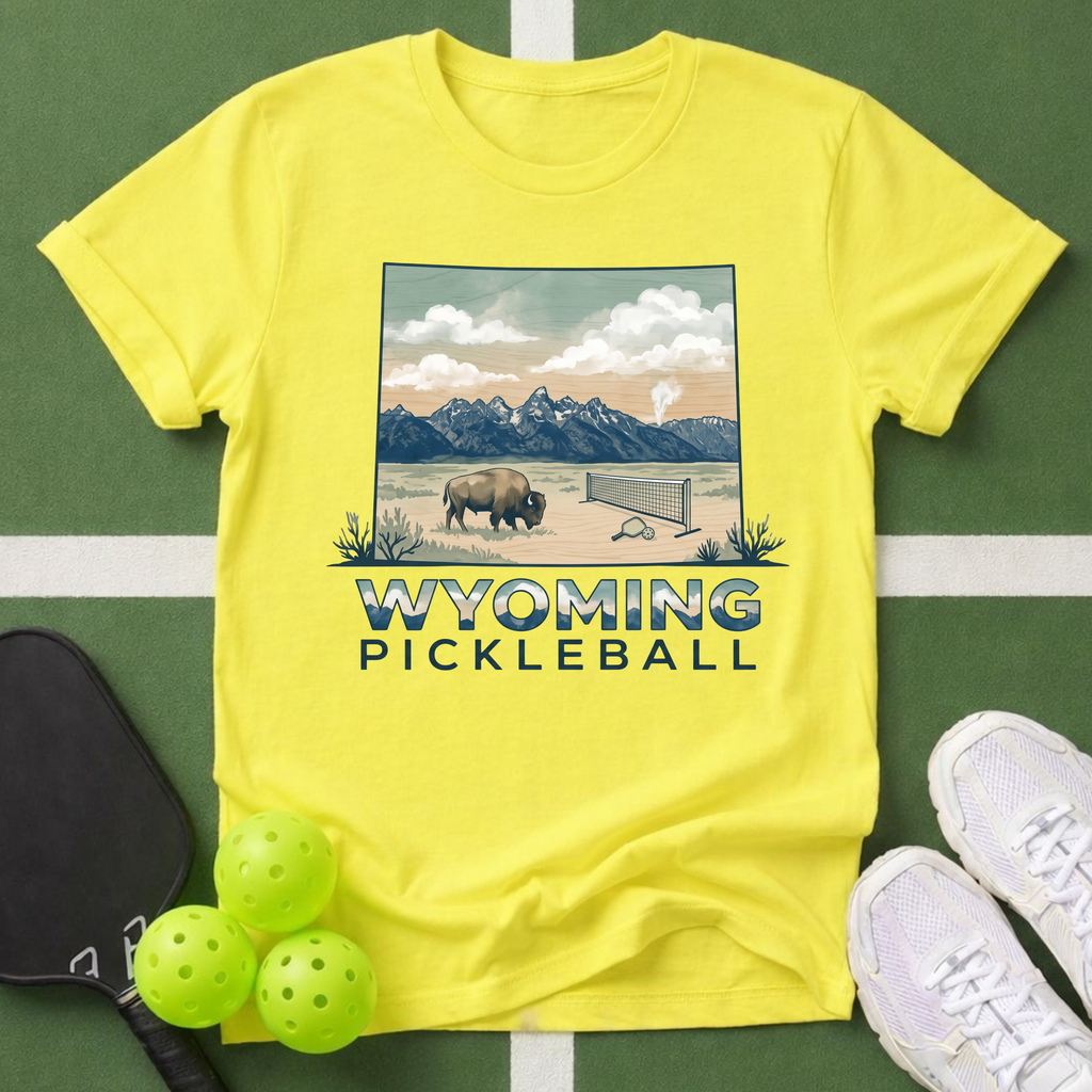 State- Wyoming Pickleball T-Shirt