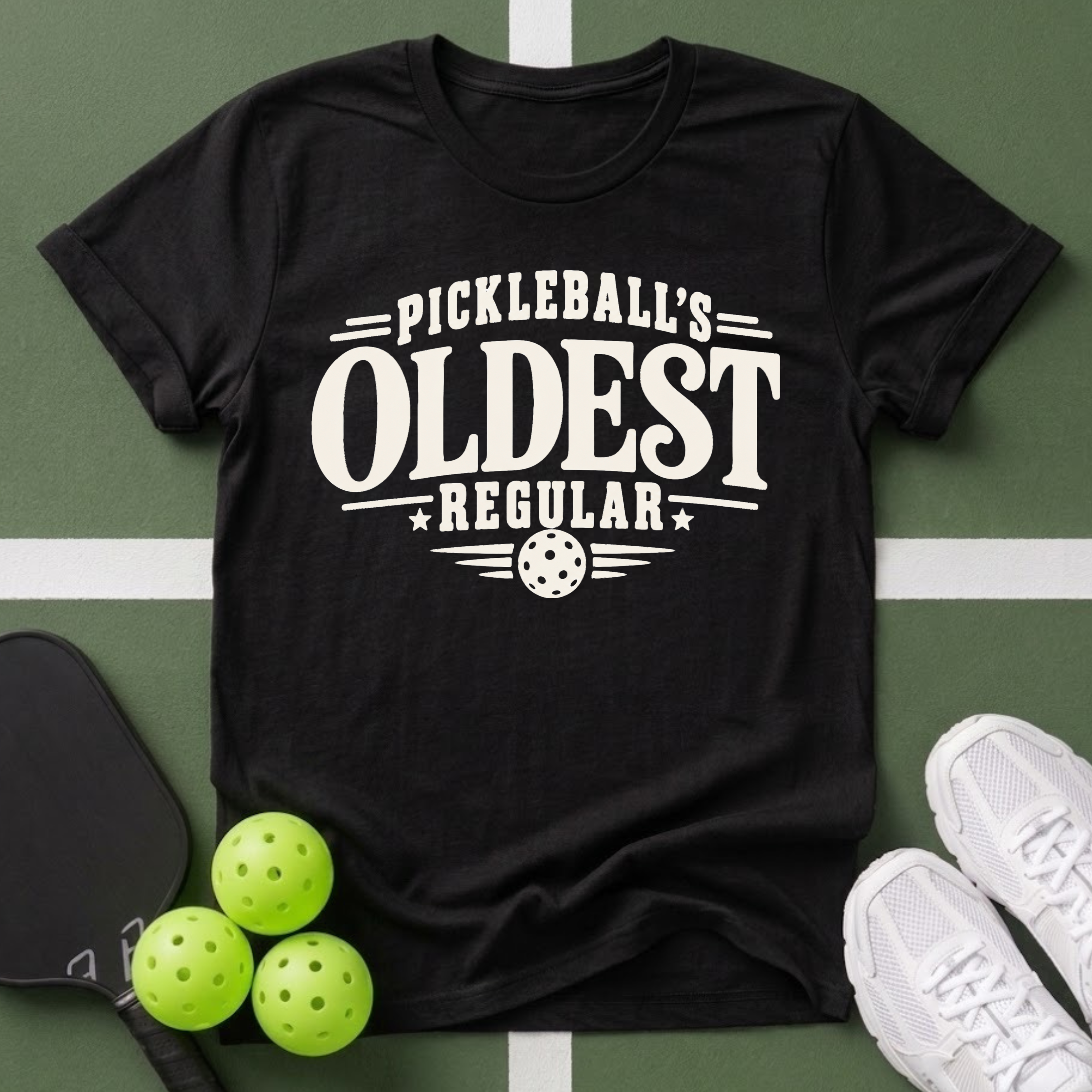 Pickleball's Oldest Regular T-Shirt