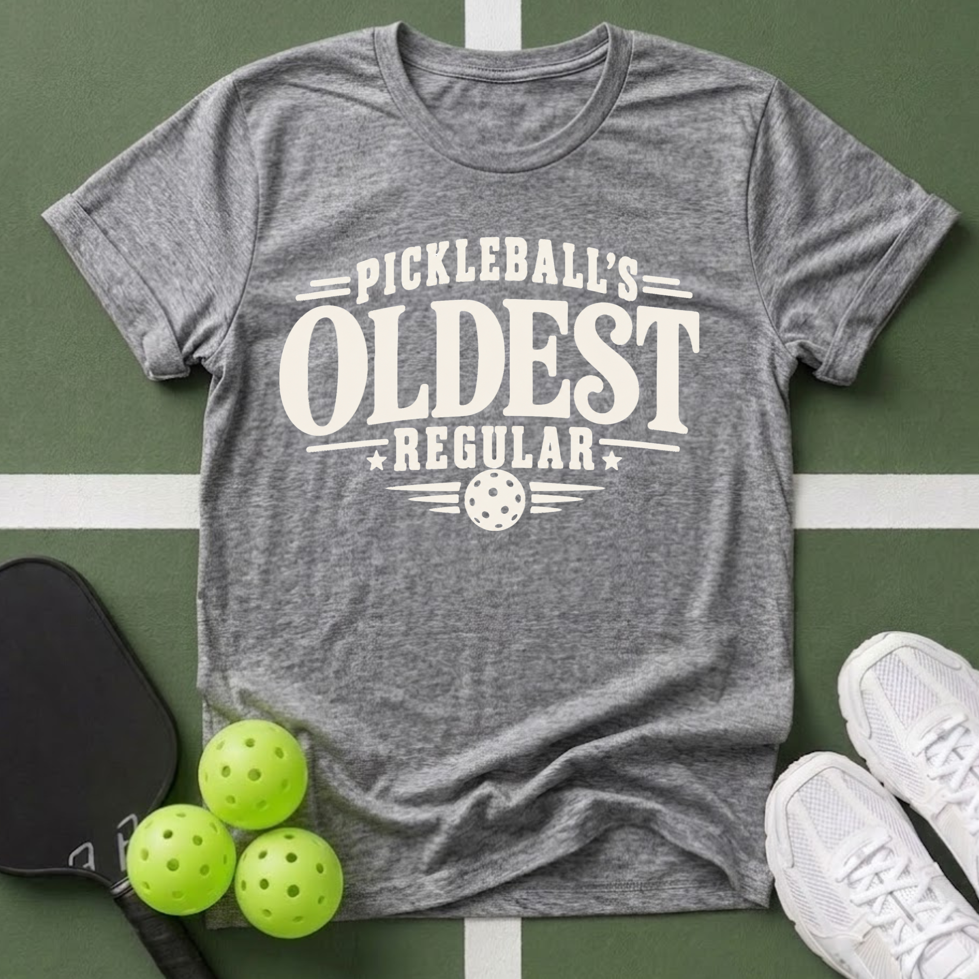 Pickleball's Oldest Regular T-Shirt