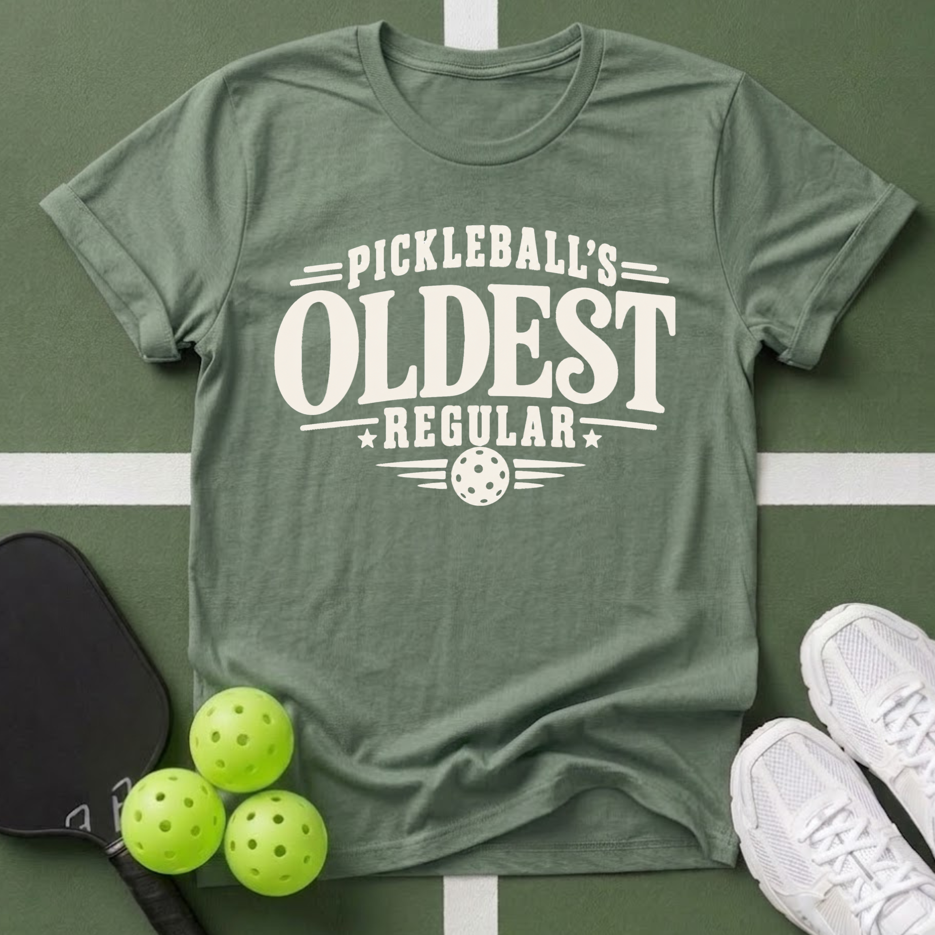 Pickleball's Oldest Regular T-Shirt