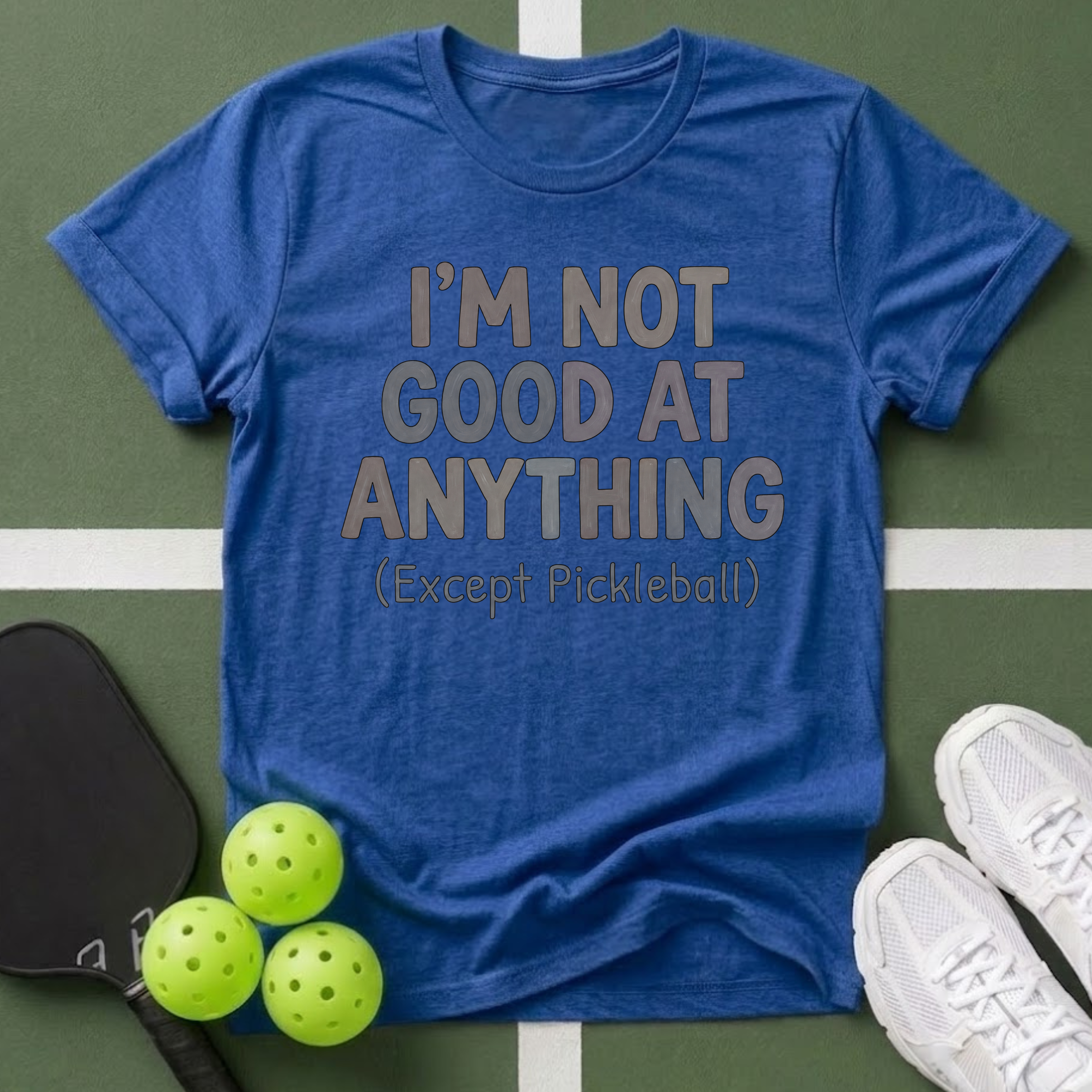 I’m Not Good At Anything (Except Pickleball) T-Shirt