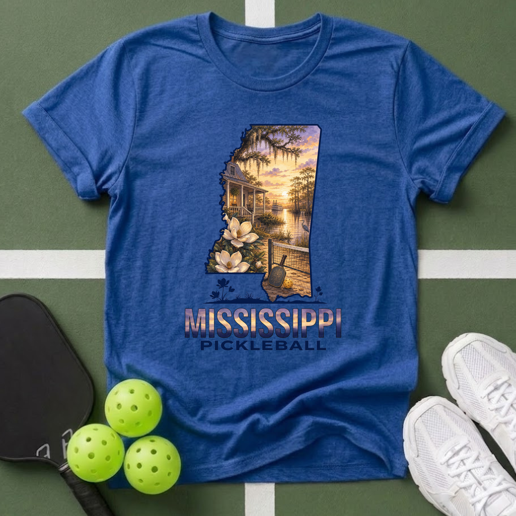 State- Mississippi Pickleball T‑Shirt