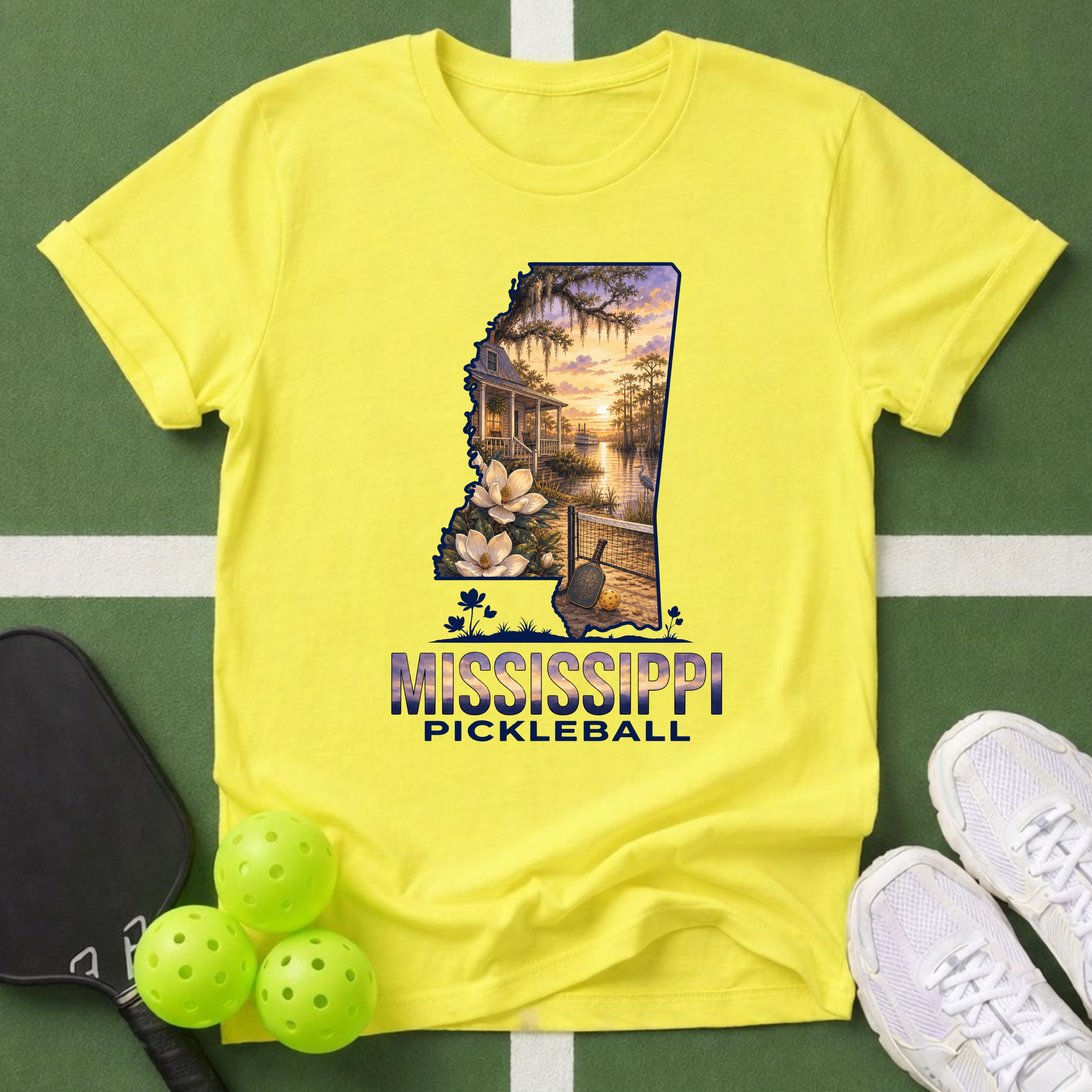 State- Mississippi Pickleball T‑Shirt
