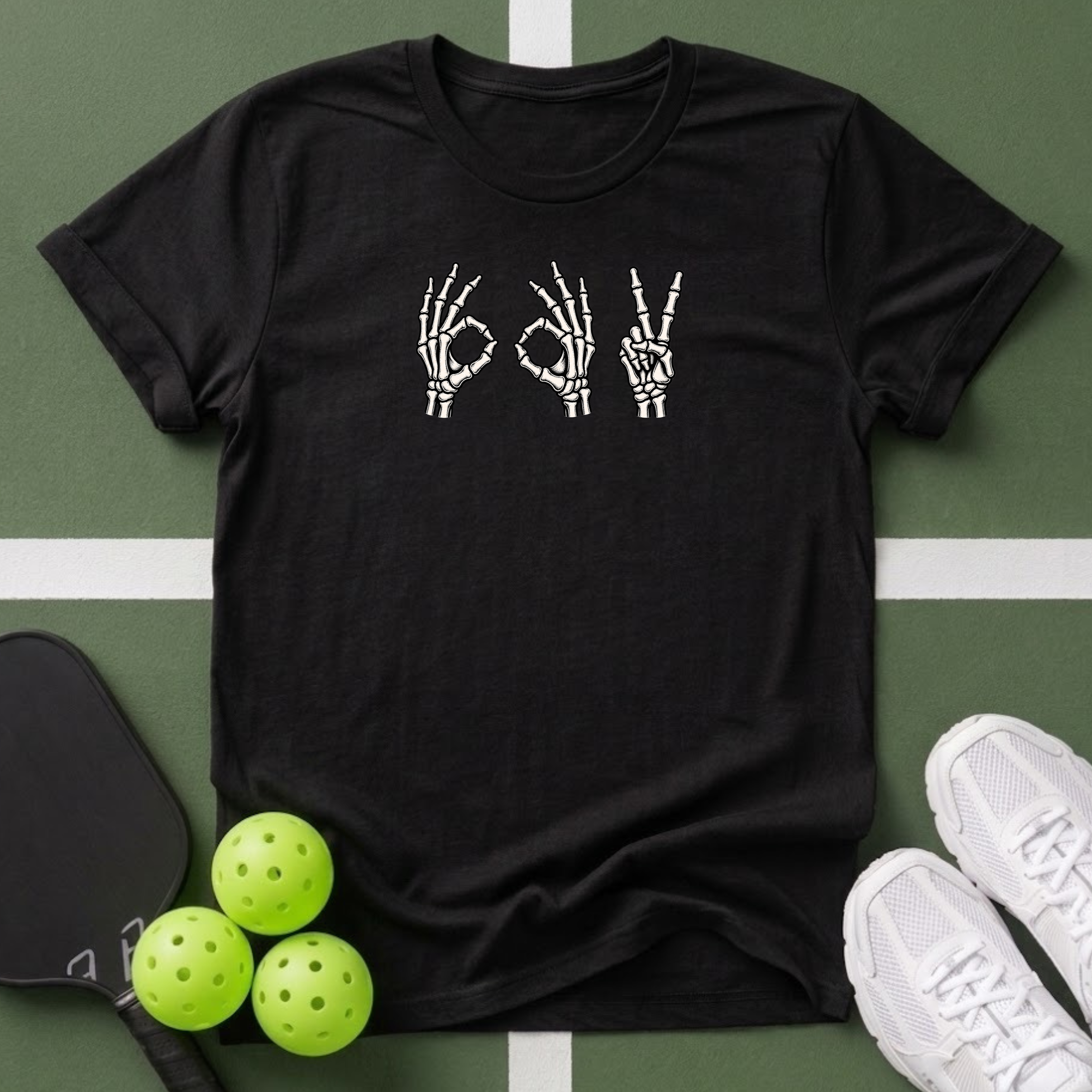 Skeleton Hands 0-0-2 T-Shirt
