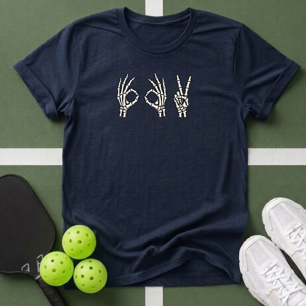 Skeleton Hands 0-0-2 T-Shirt