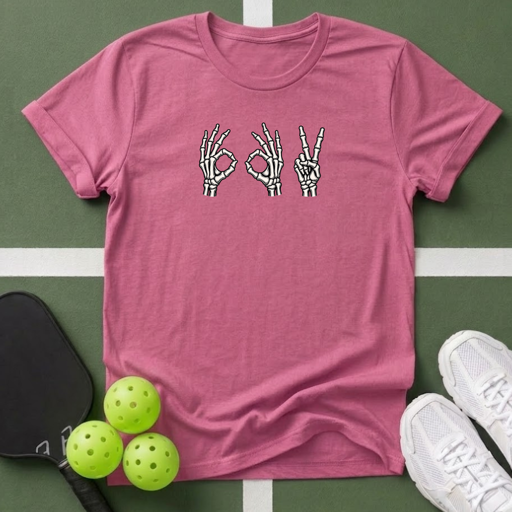 Skeleton Hands 0-0-2 T-Shirt