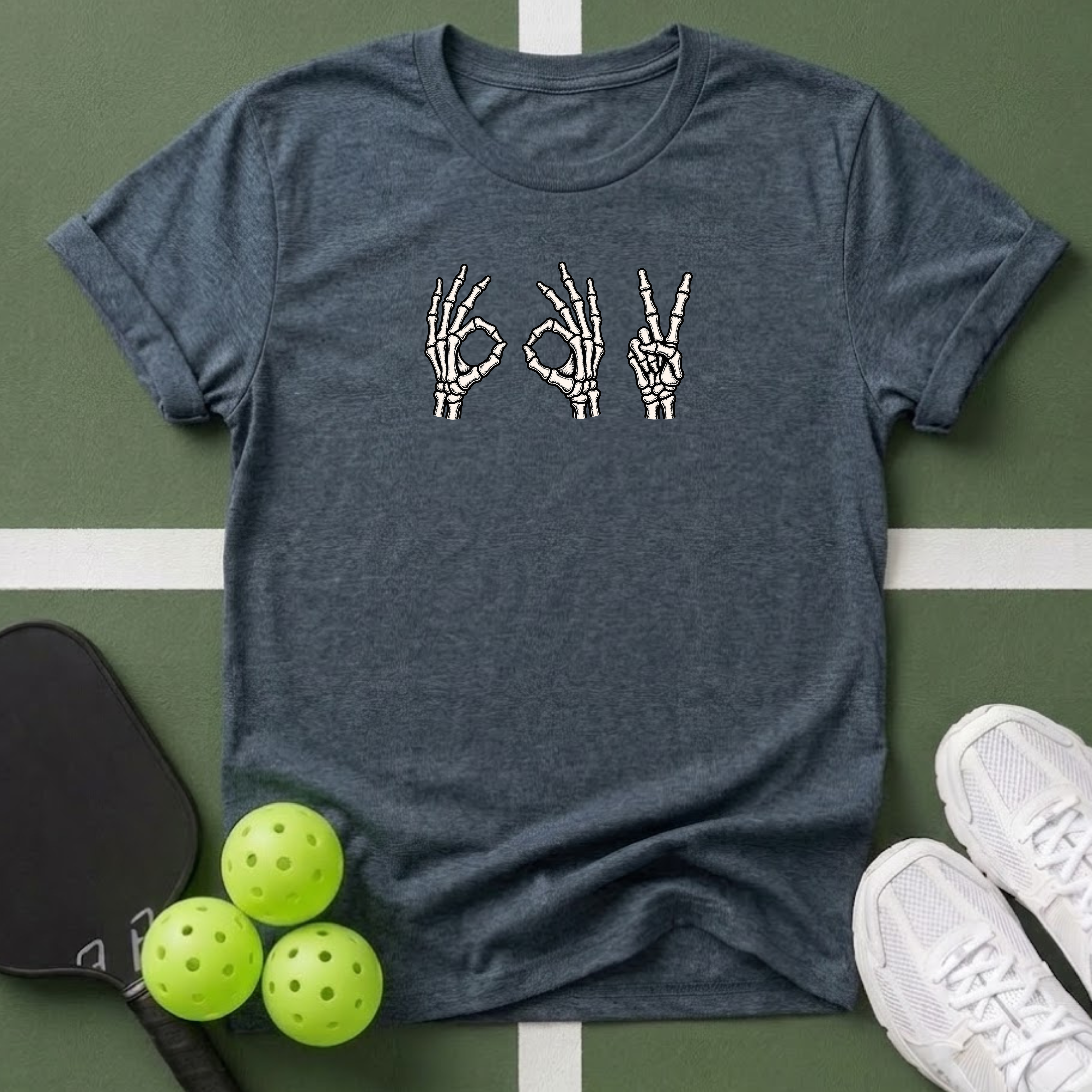 Skeleton Hands 0-0-2 T-Shirt