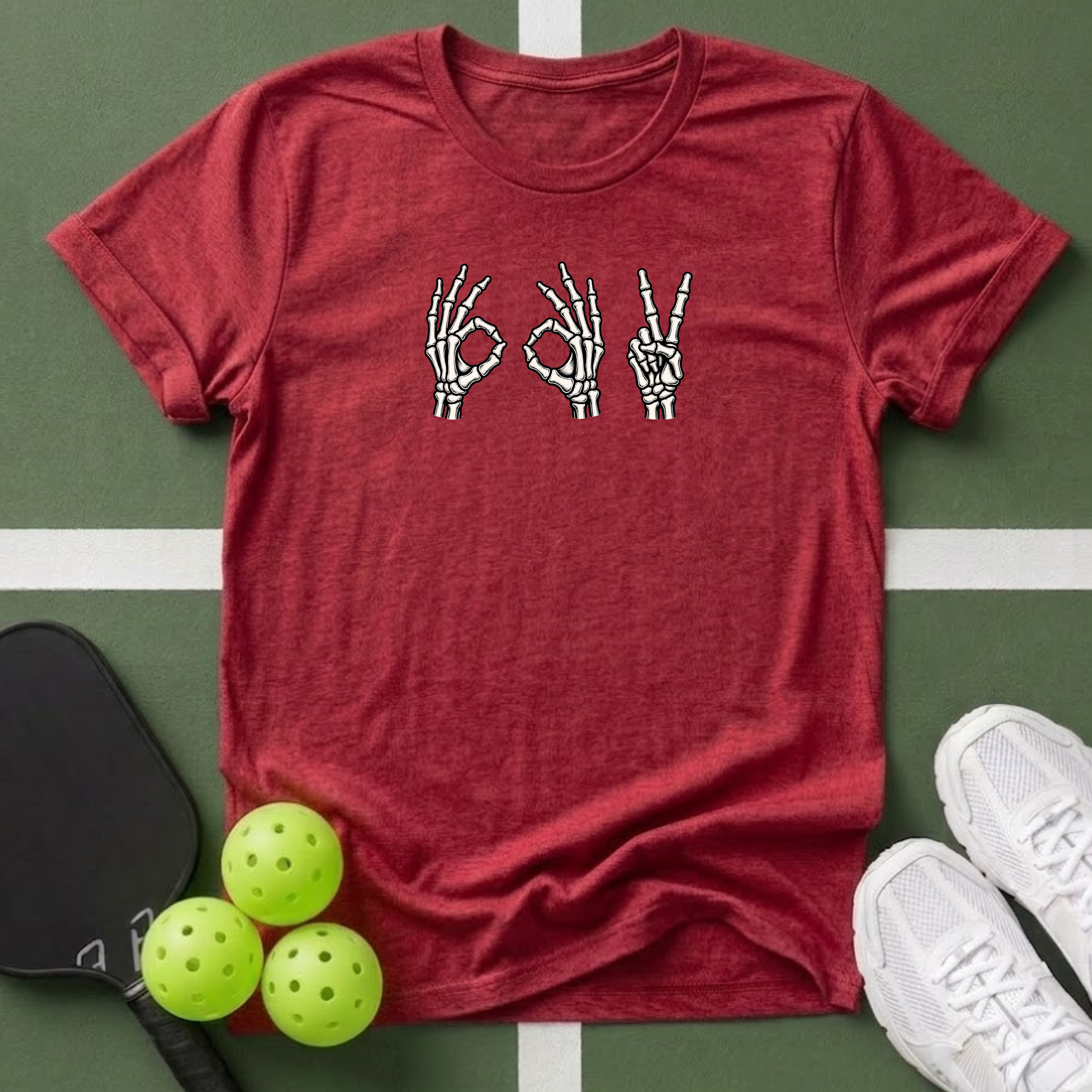 Skeleton Hands 0-0-2 T-Shirt