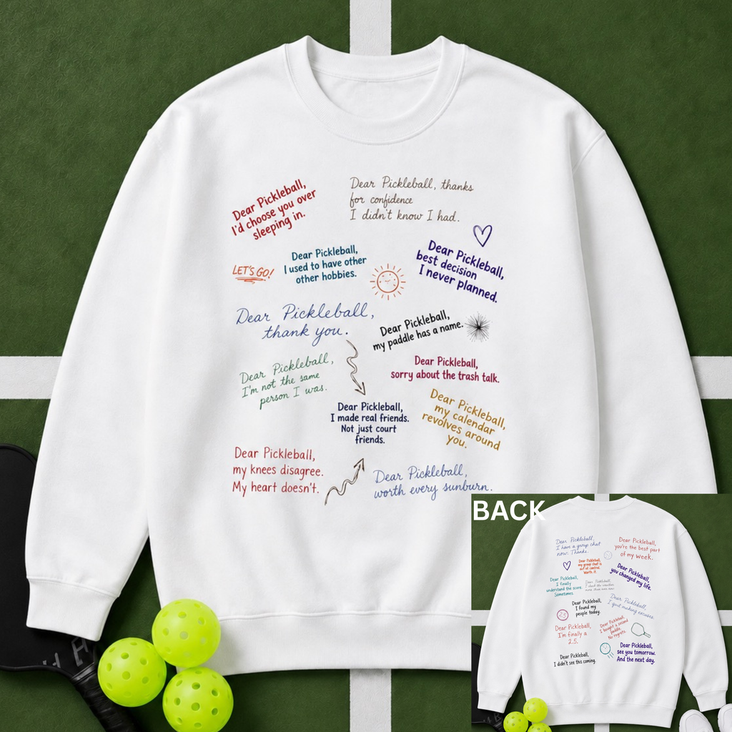 Crewneck Front/Back Love Notes Sweatshirt