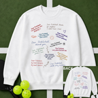 Crewneck Front/Back Love Notes Sweatshirt