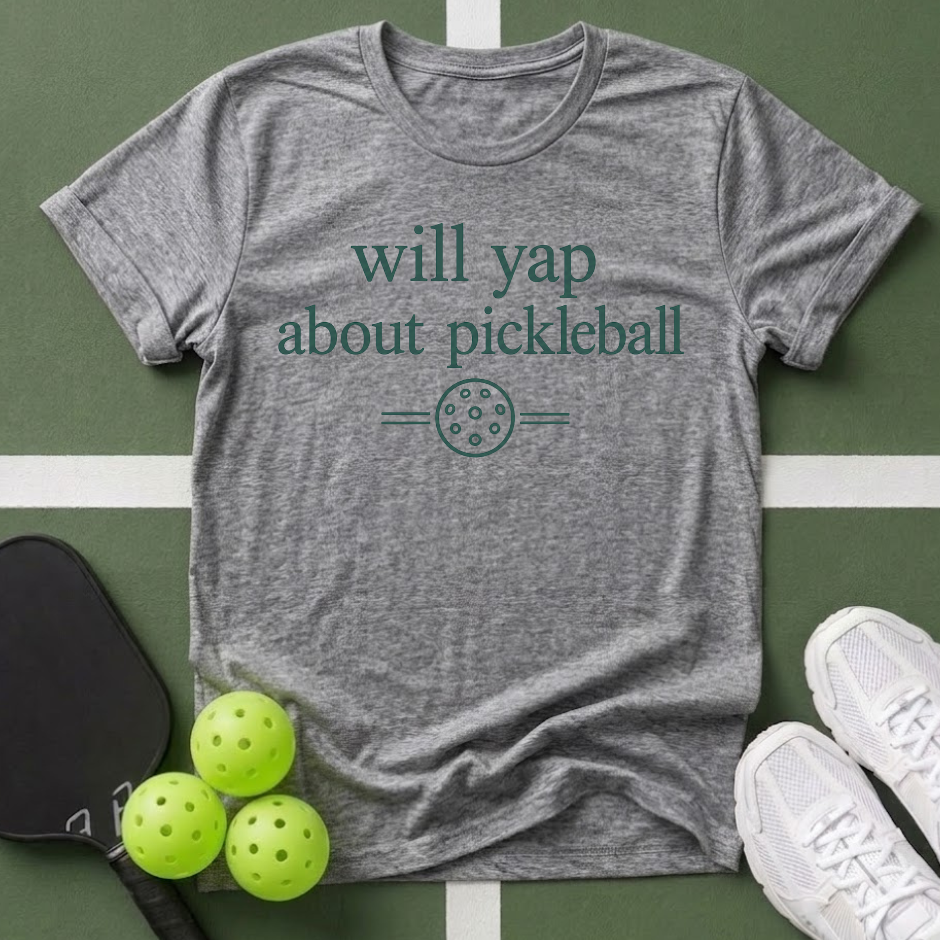 Will Yap about Pickleball T-Shirt