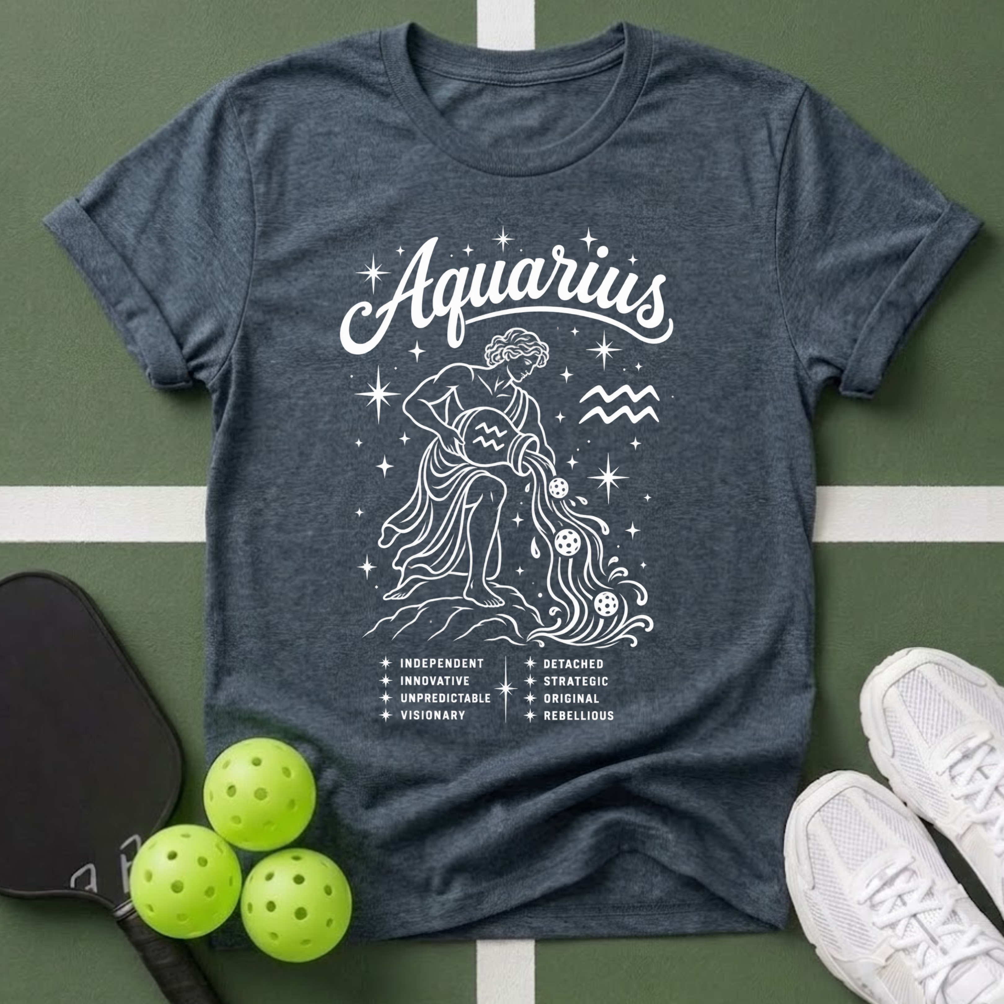Star Player- Aquarius Zodiac T-Shirt
