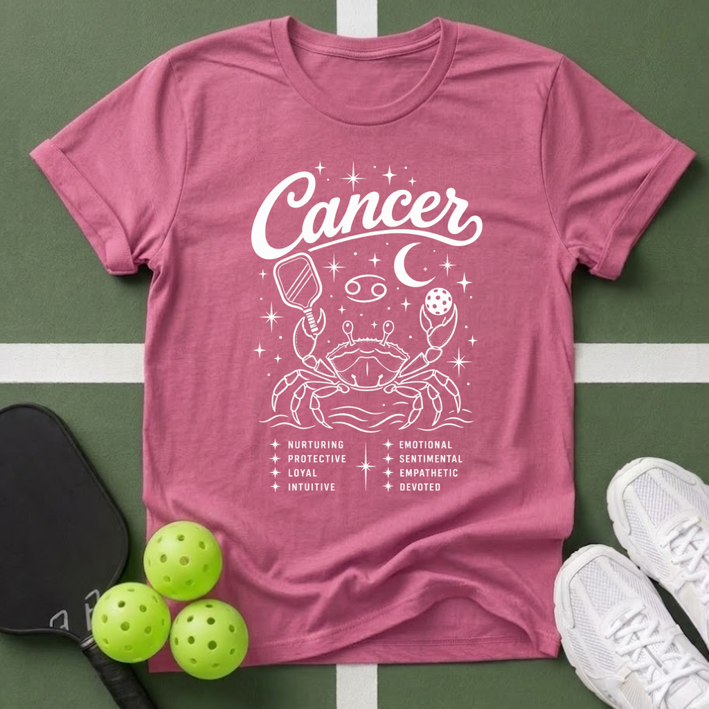 Star Player- Cancer Zodiac T‑Shirt