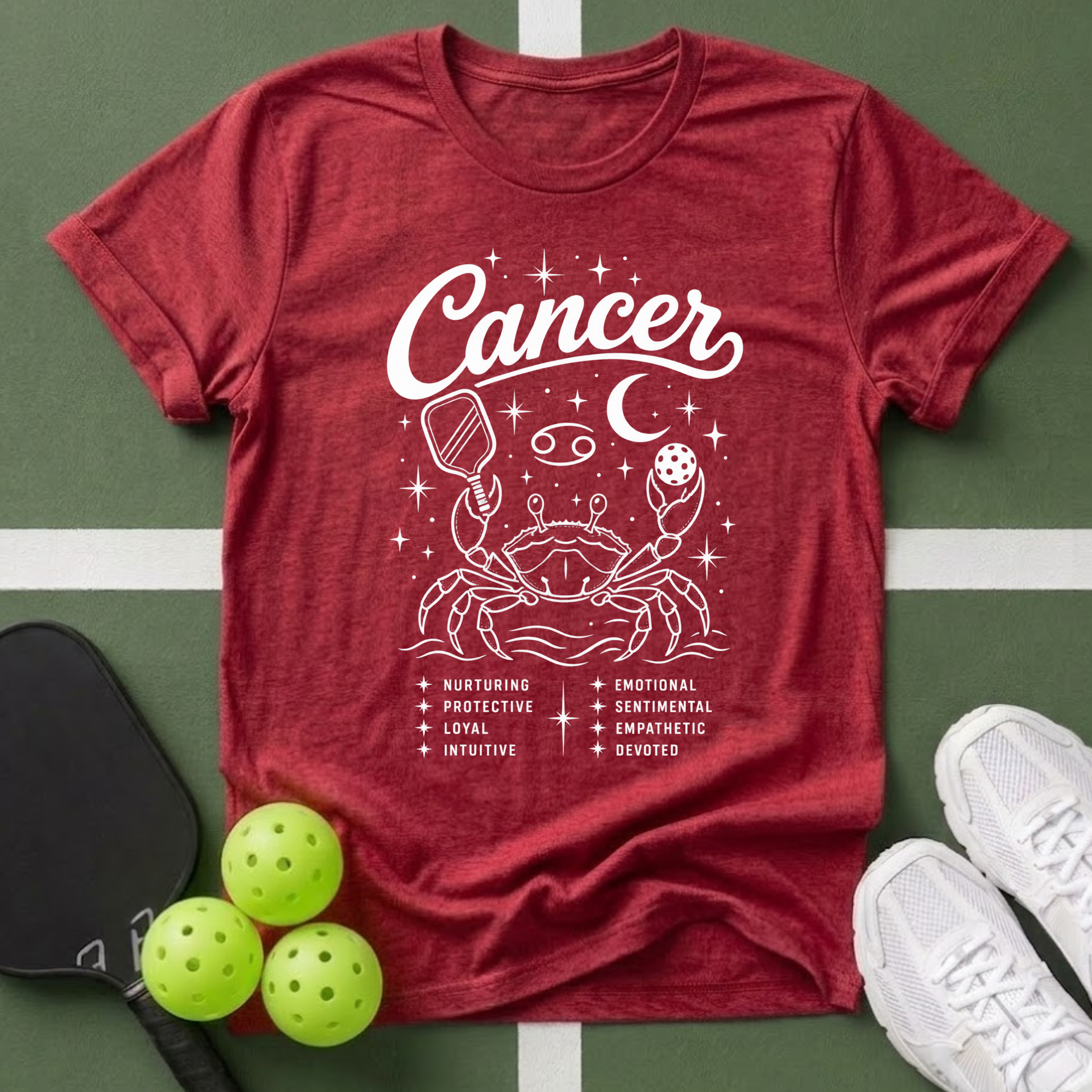 Star Player- Cancer Zodiac T‑Shirt