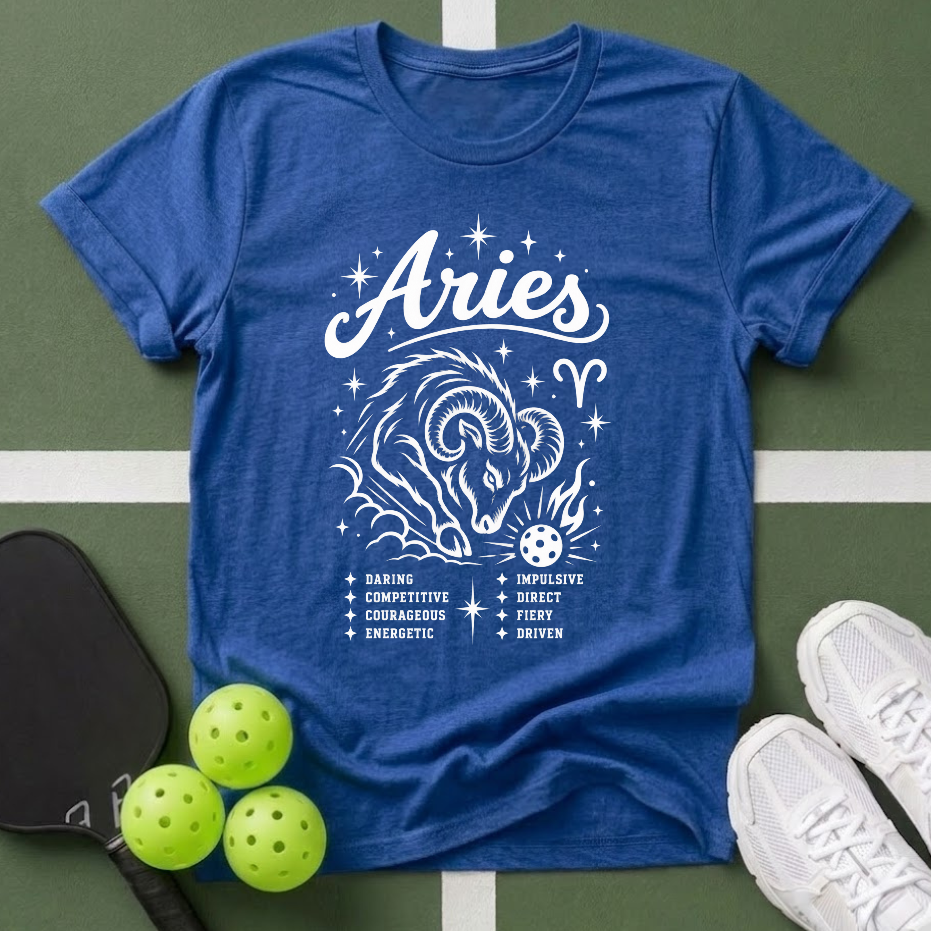 Star Player- Aries Zodiac T-Shirt