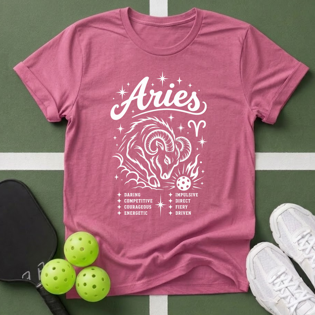 Star Player- Aries Zodiac T-Shirt