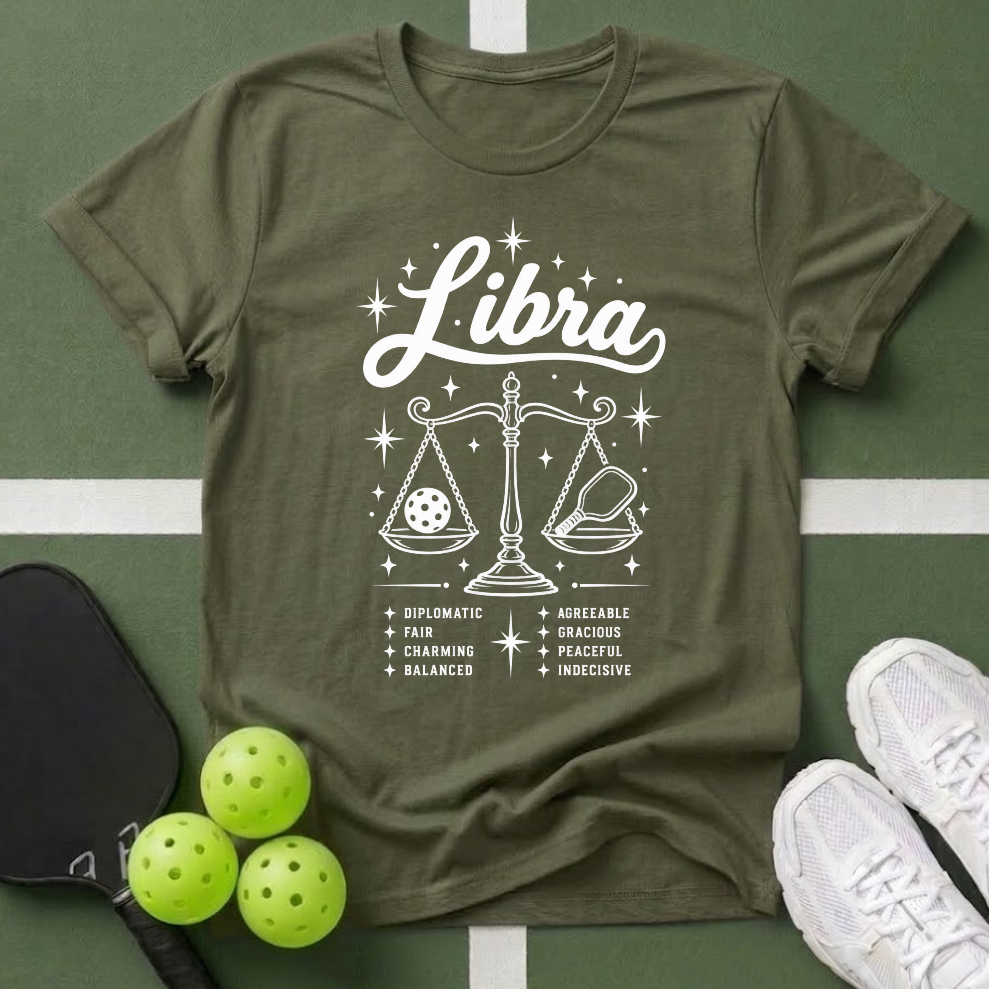 Star Player- Libra Zodiac T-Shirt