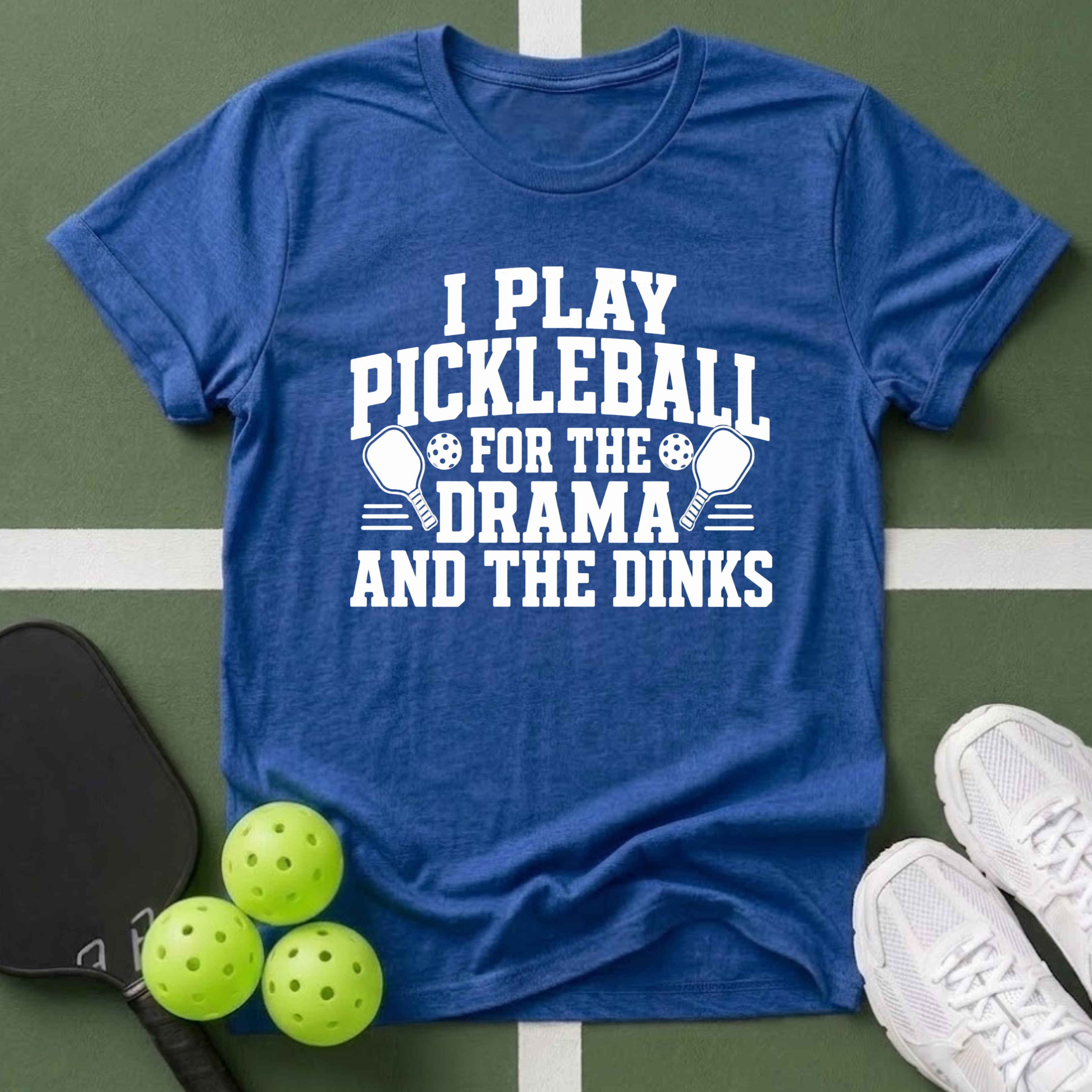 Pickleball Priorities- Drama and Dinks T-Shirt