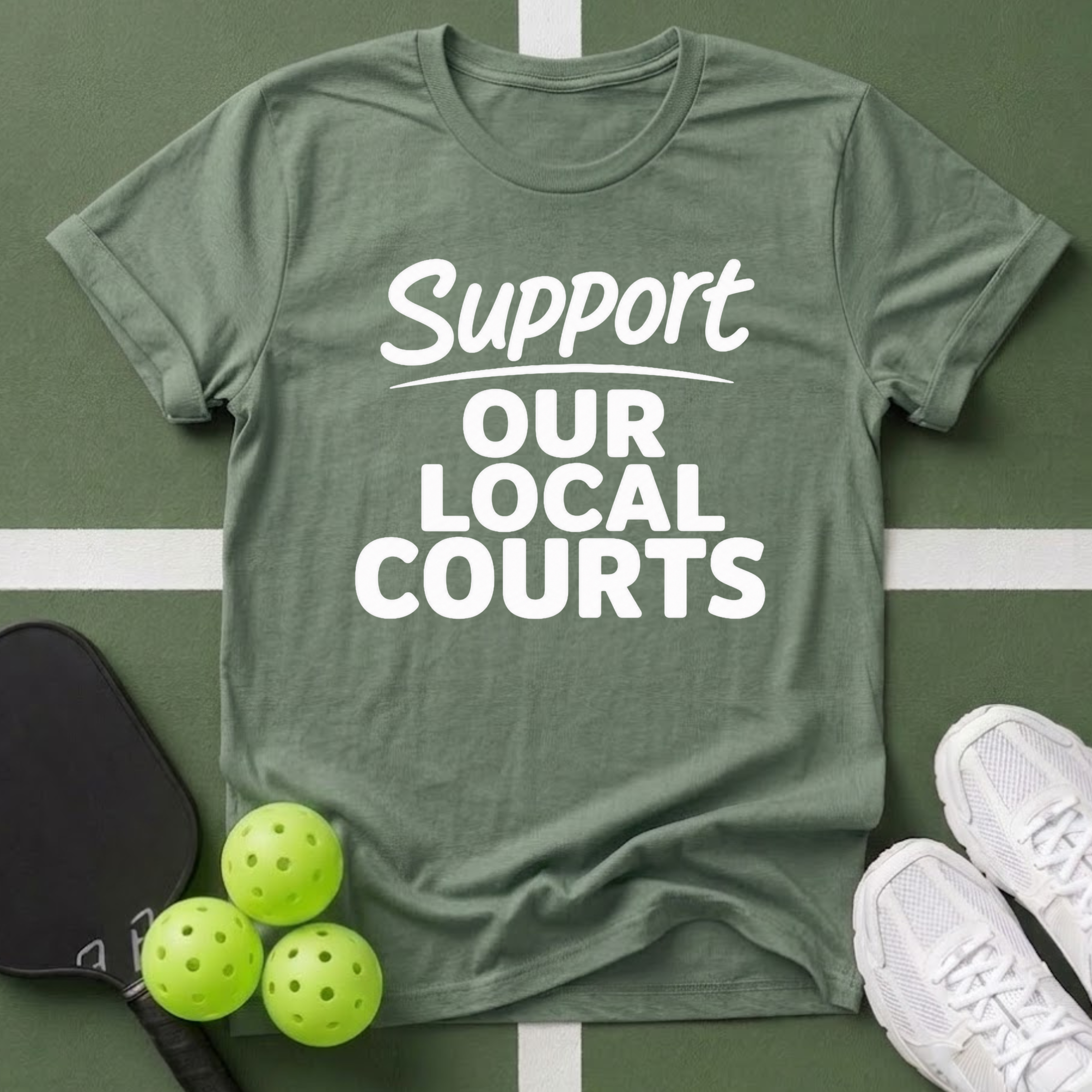 Paddle Power- Support Minimal T-Shirt
