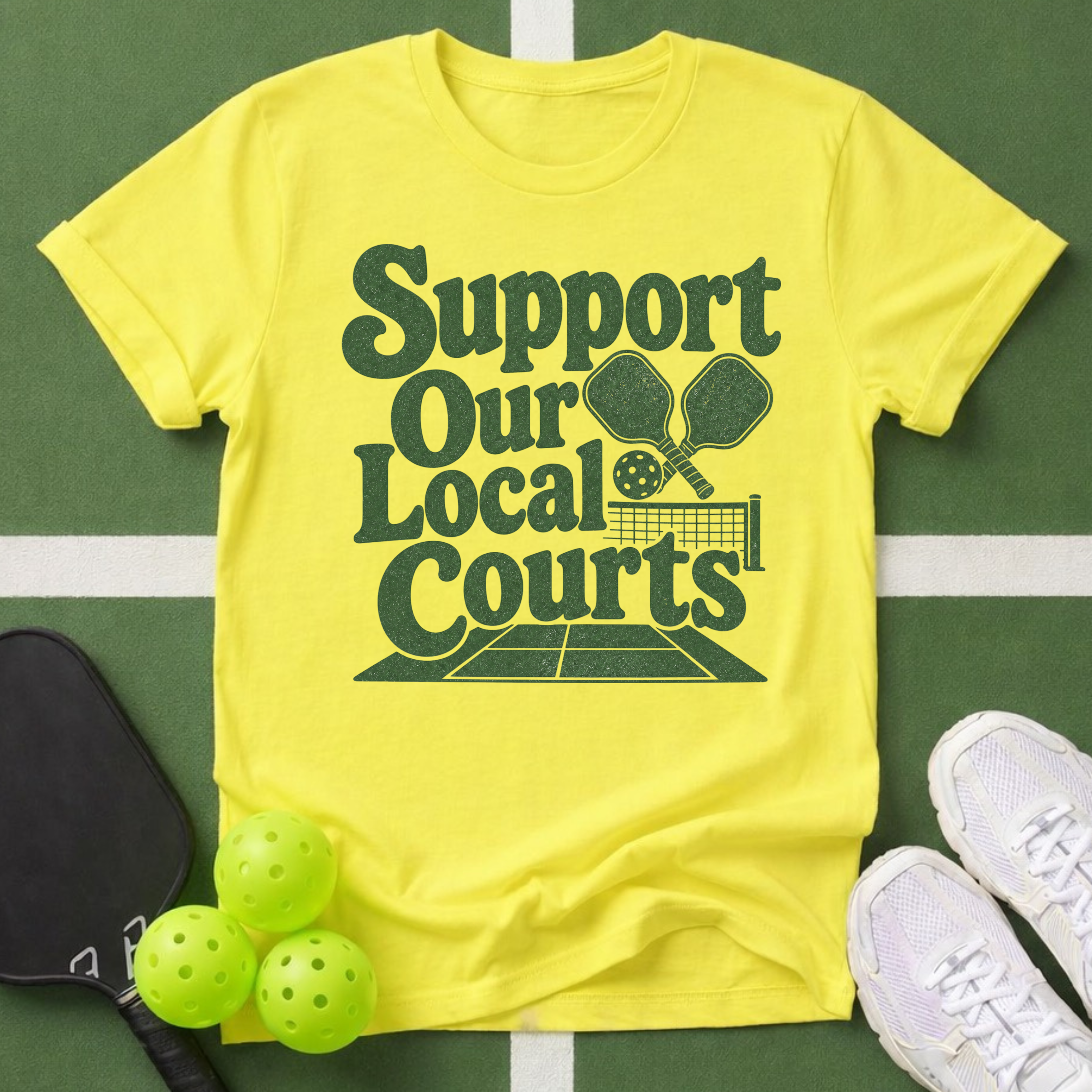 Paddle Power- Support Courts T-Shirt