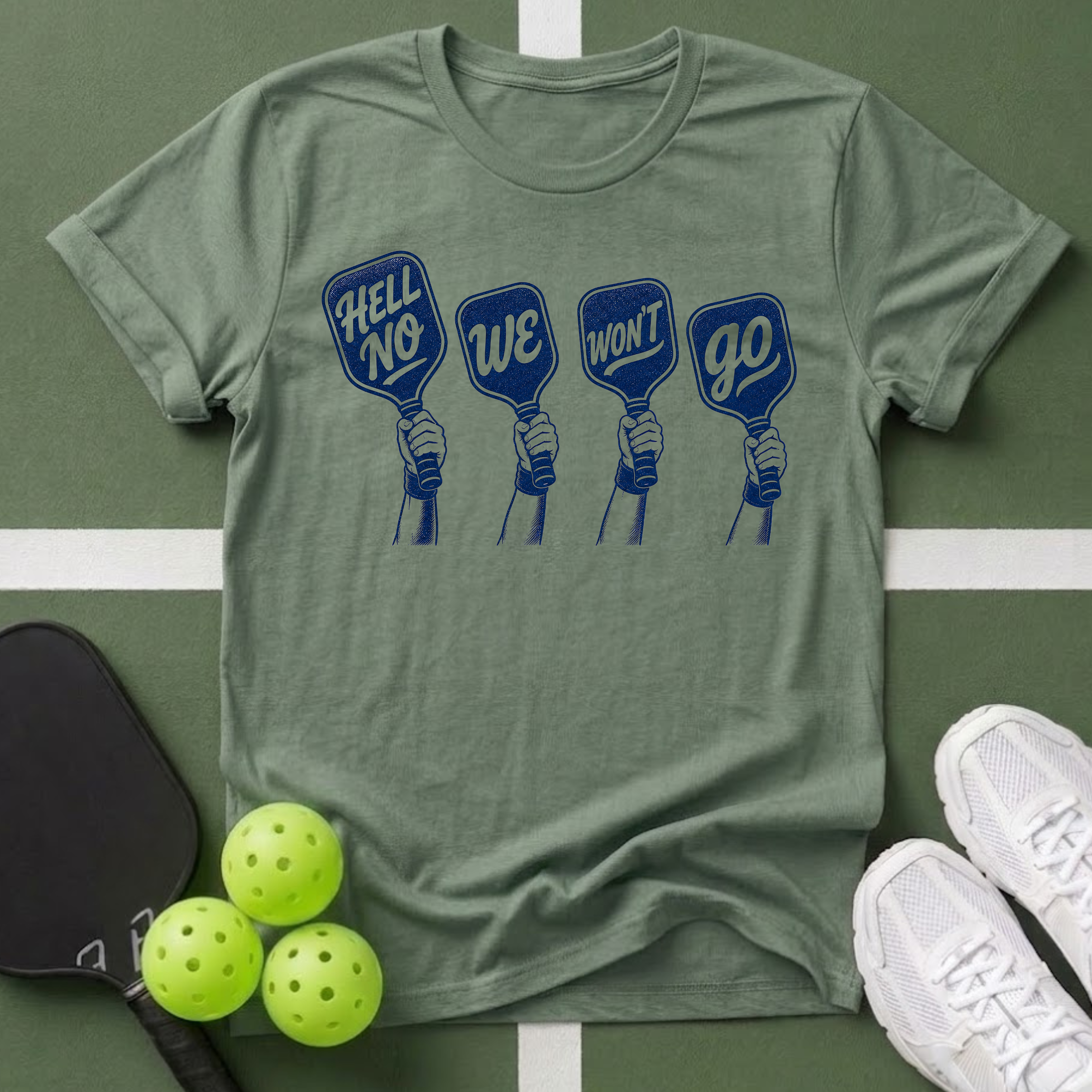 Paddle Power- Protest Hell No T-Shirt