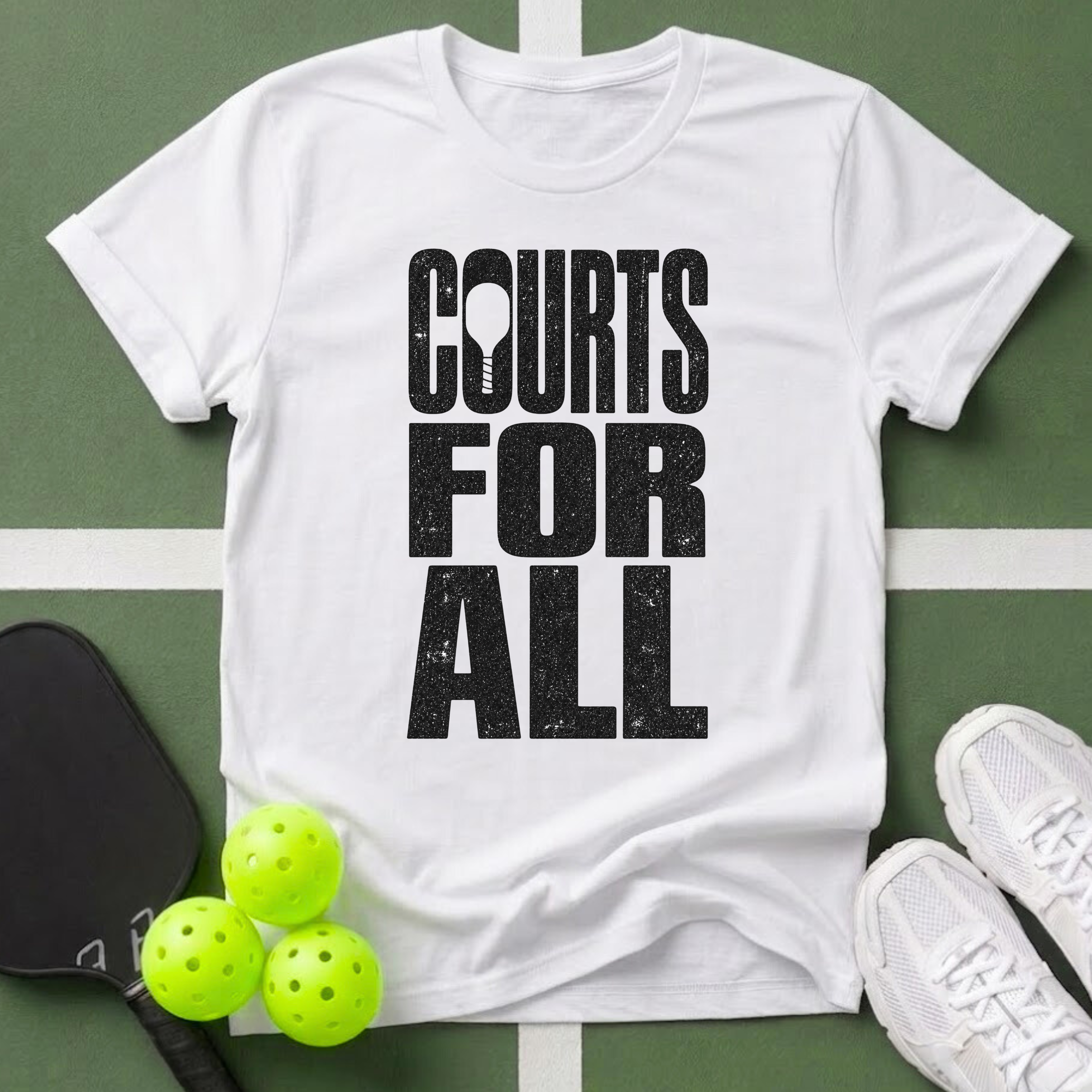 Paddle Power- Courts For All T-Shirt