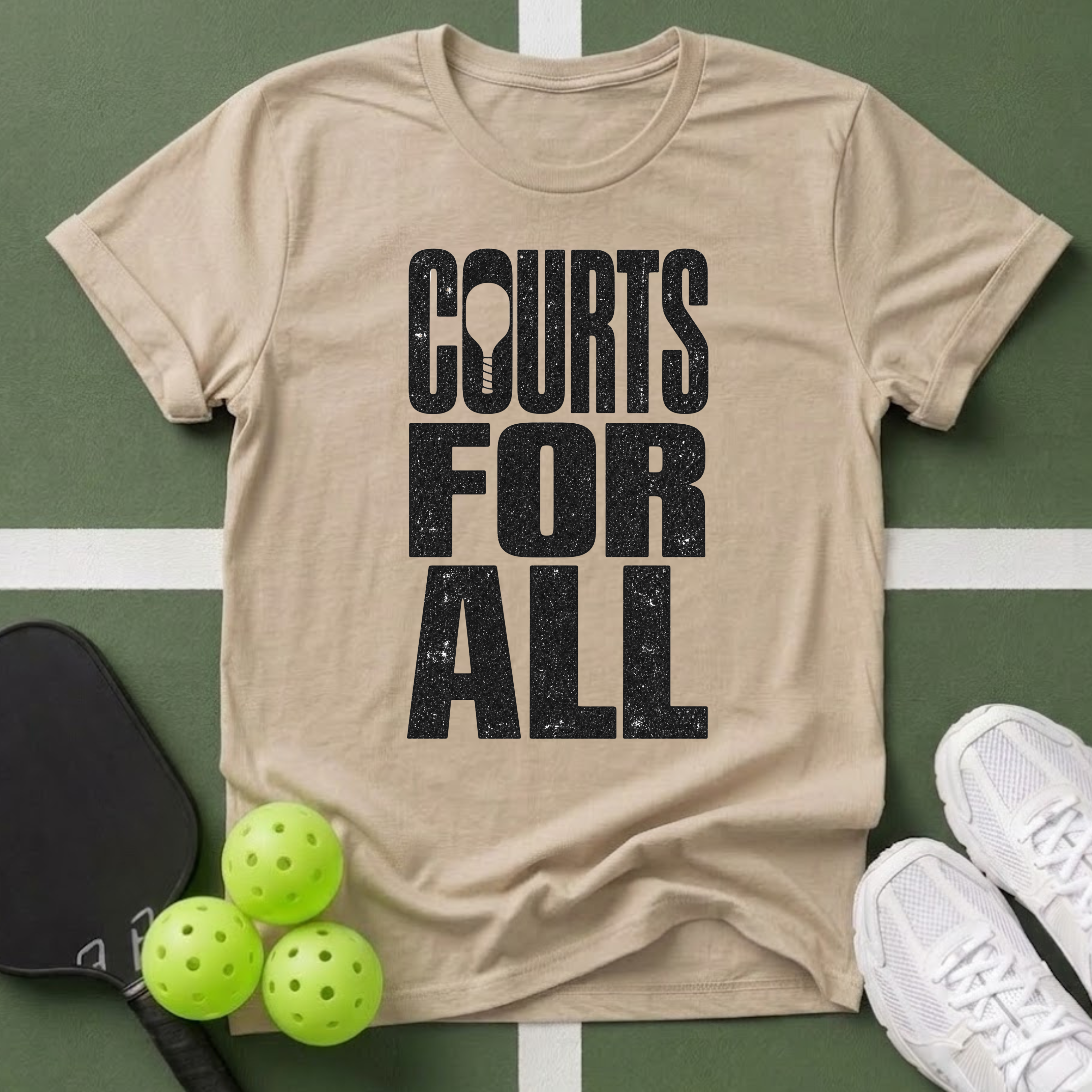 Paddle Power- Courts For All T-Shirt
