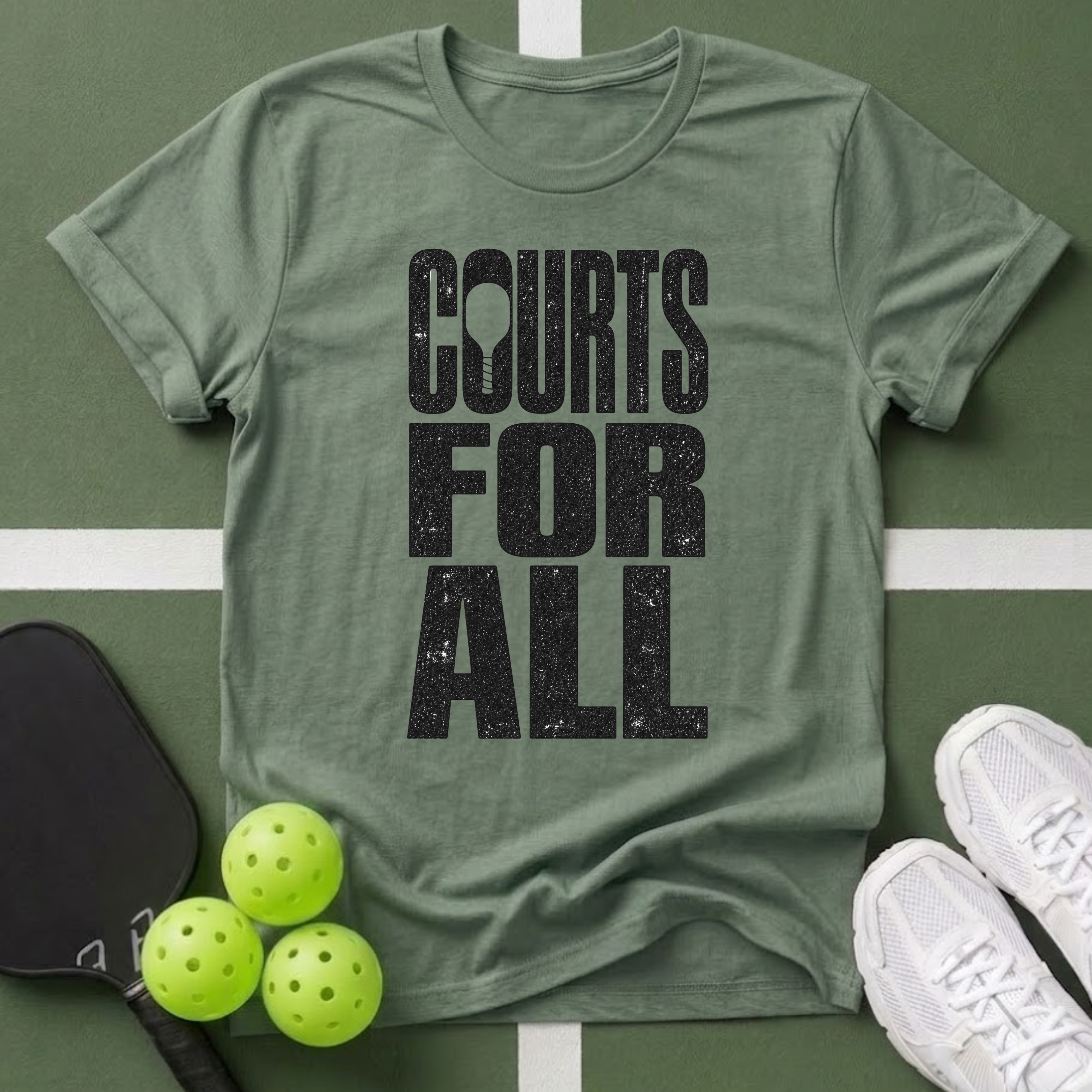 Paddle Power- Courts For All T-Shirt