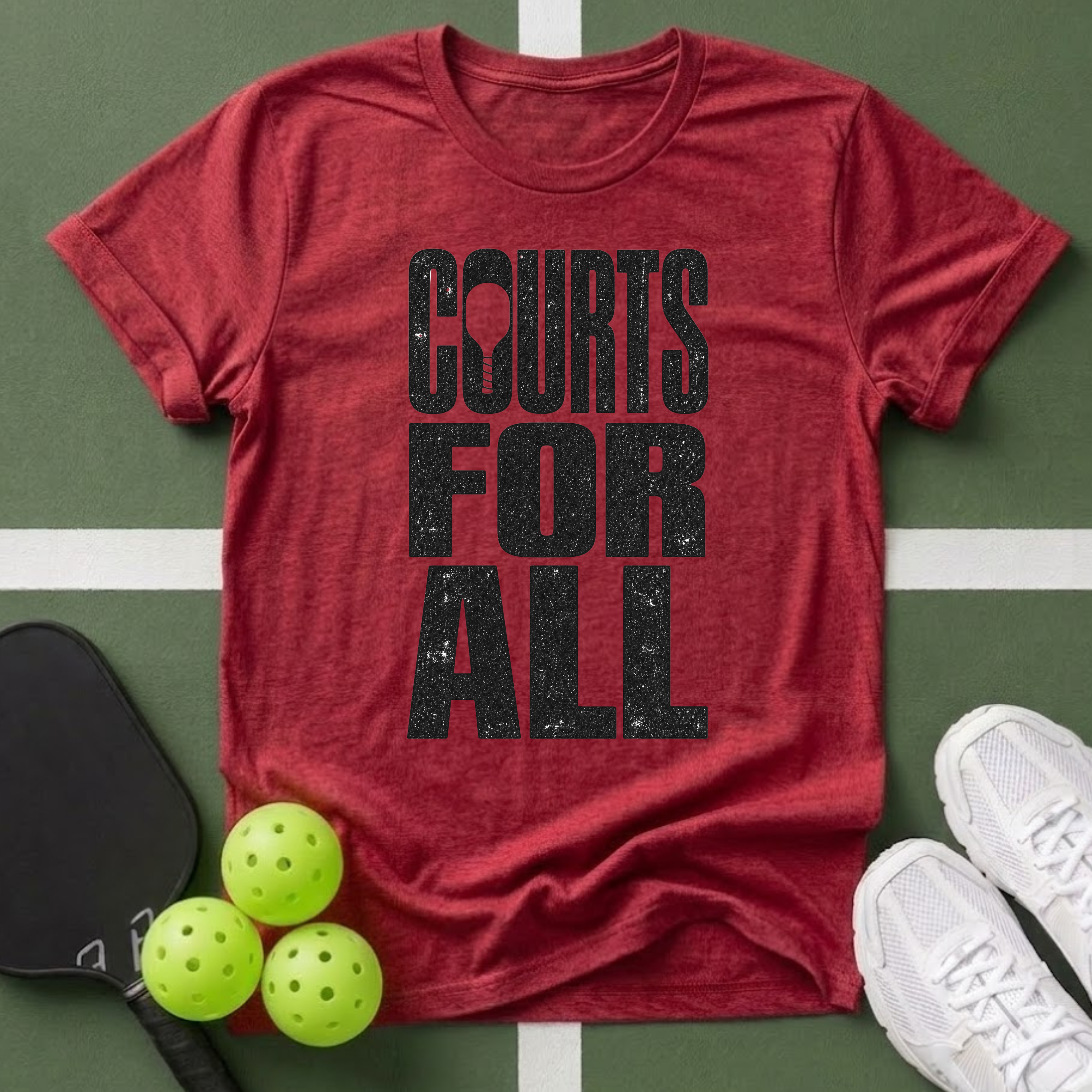 Paddle Power- Courts For All T-Shirt