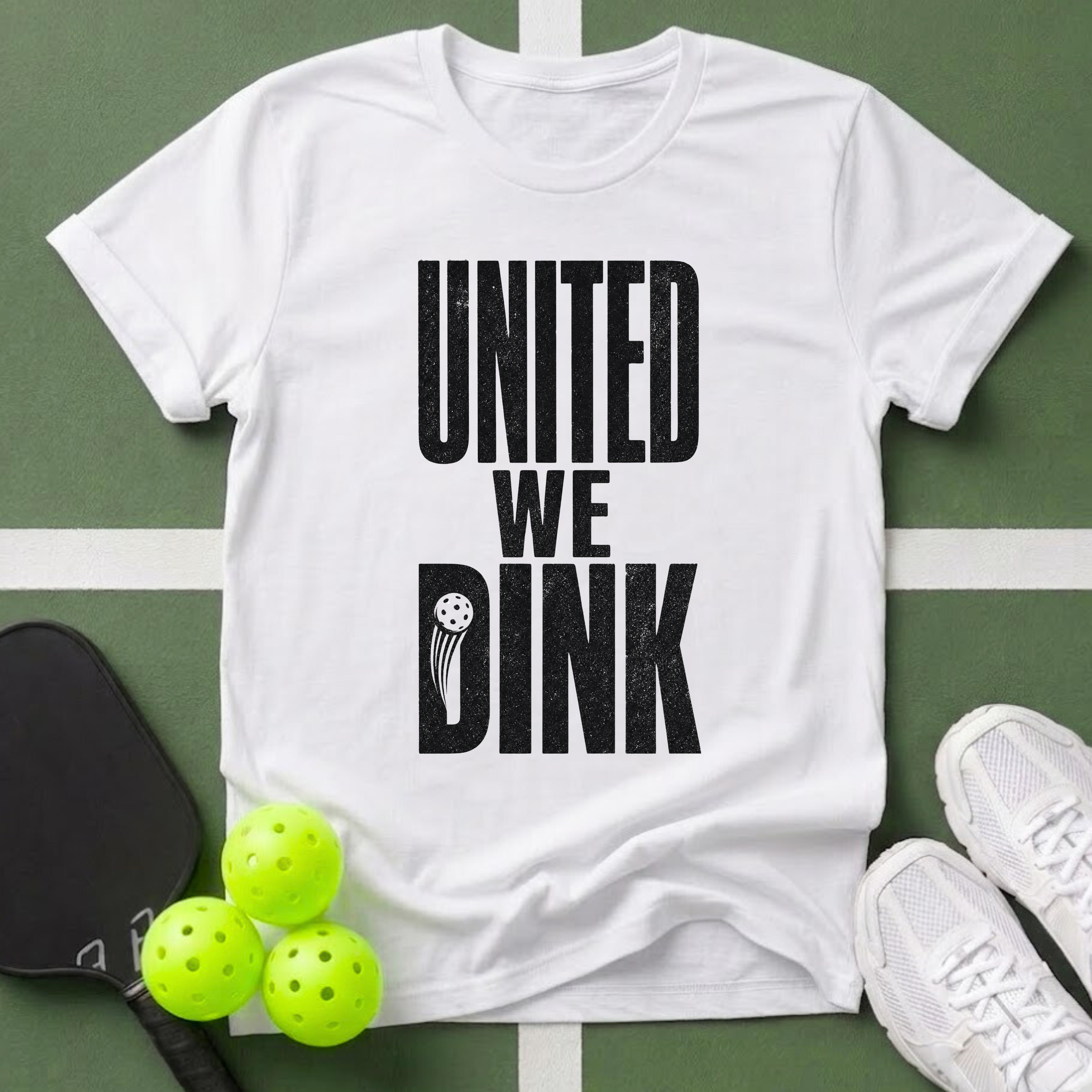 Paddle Power- United We Dink T-Shirt