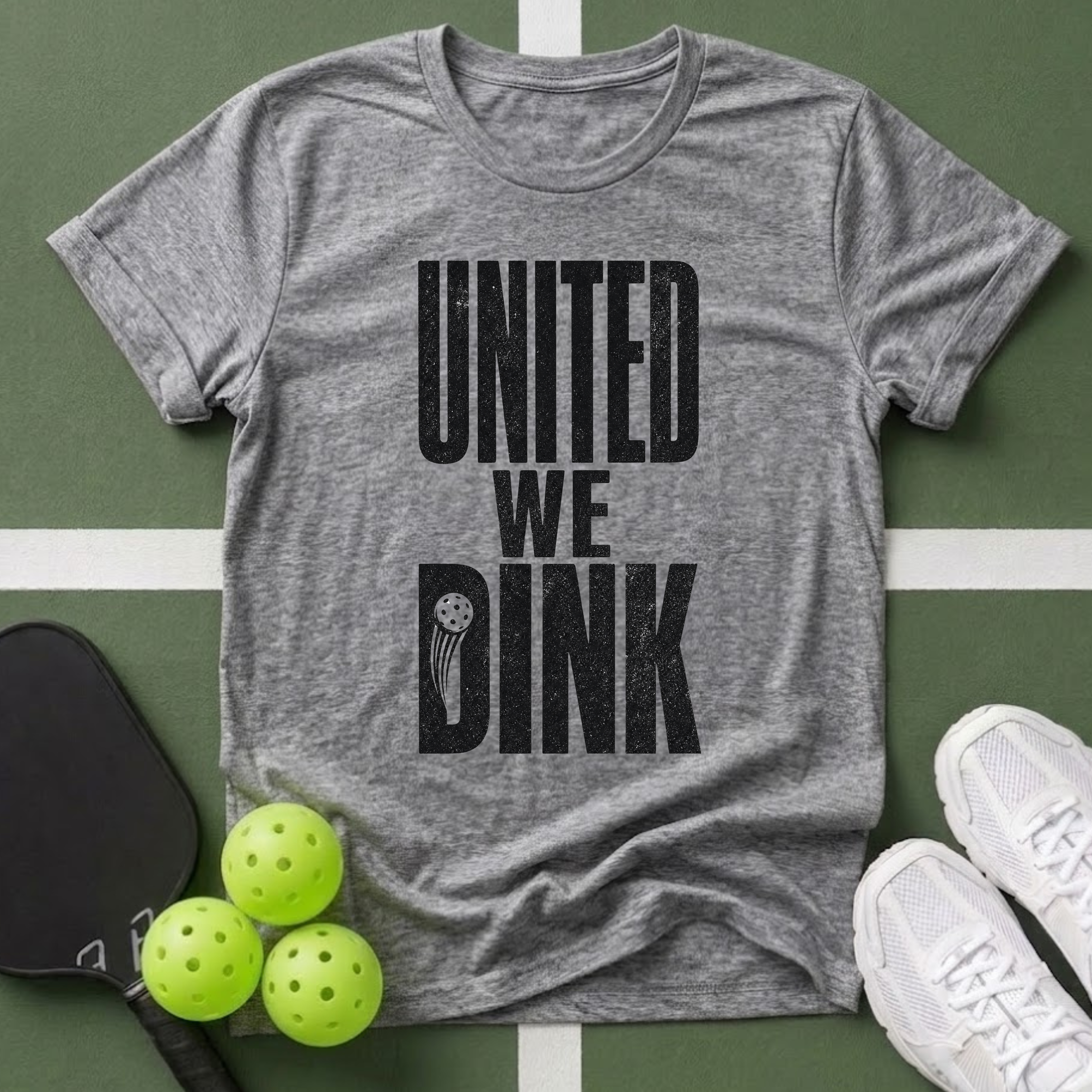 Paddle Power- United We Dink T-Shirt