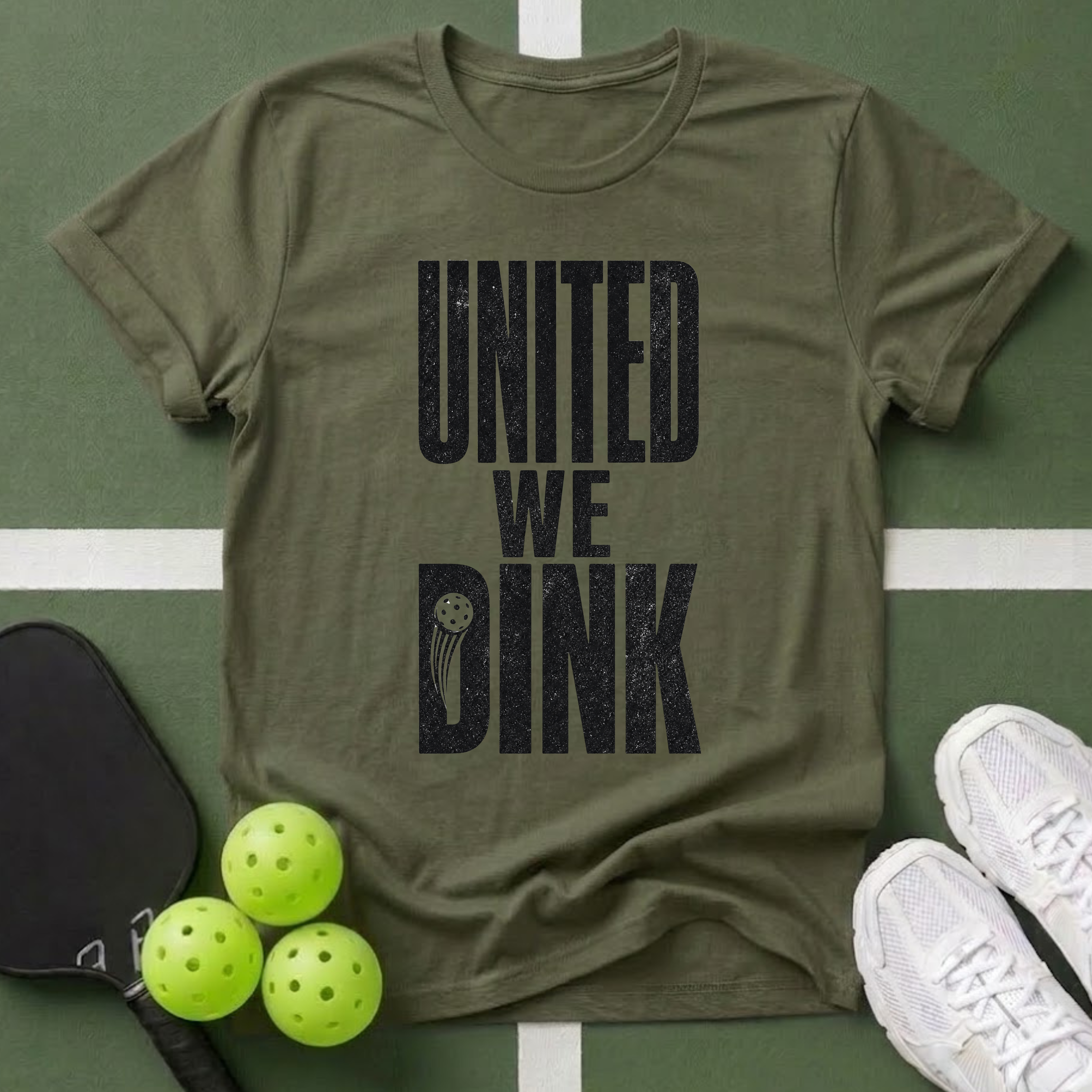 Paddle Power- United We Dink T-Shirt