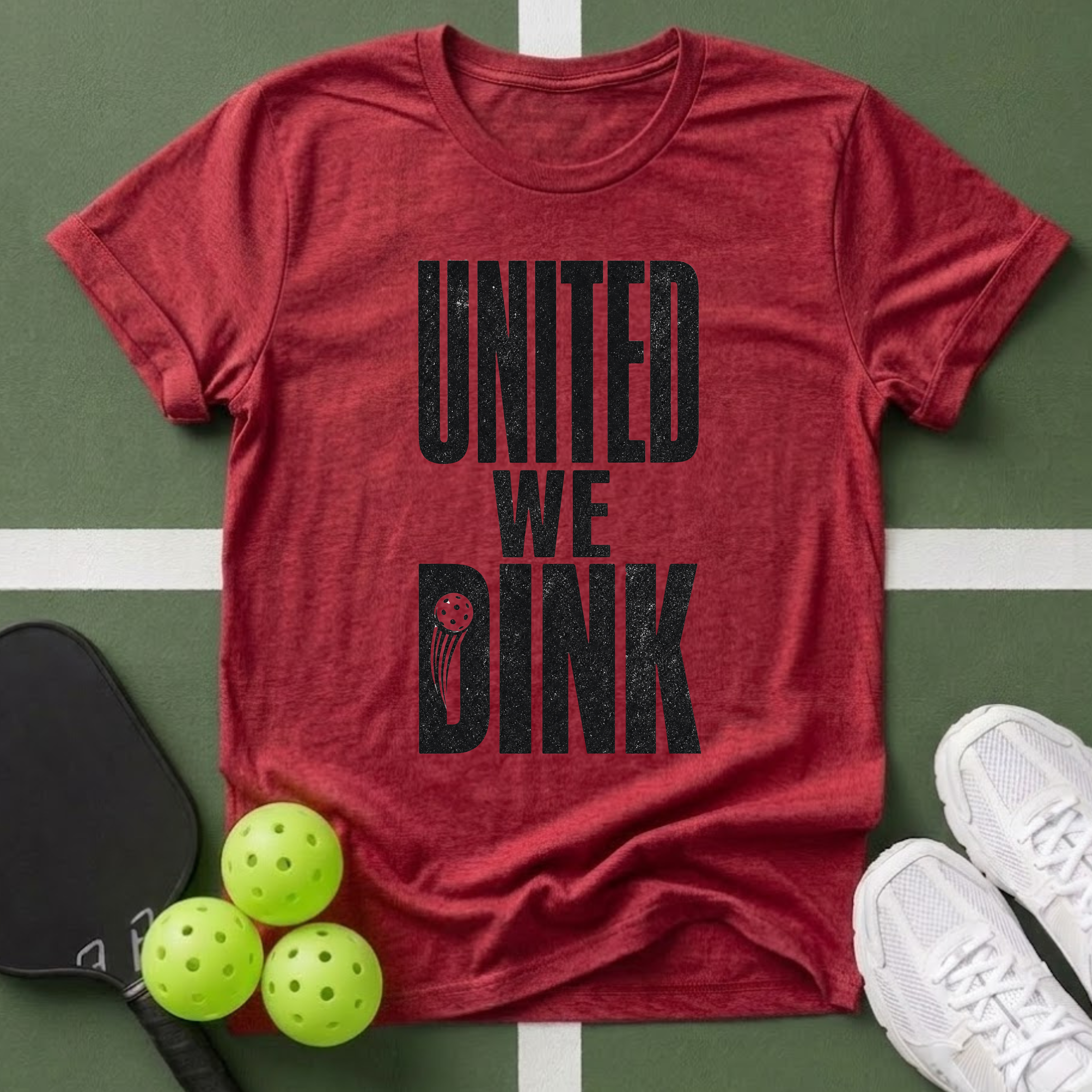 Paddle Power- United We Dink T-Shirt