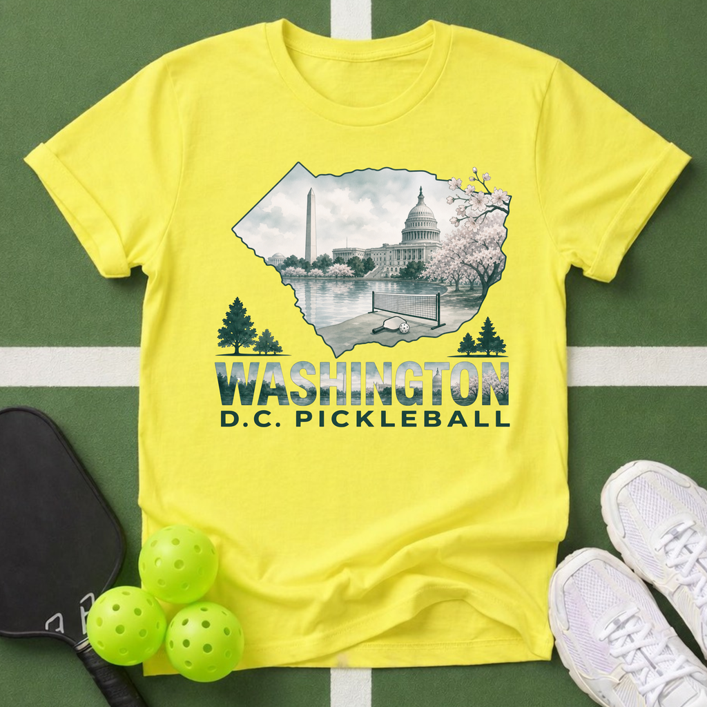 State- Washington D.C. Pickleball T-Shirt
