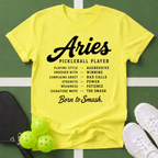 Star Player- Aries Pickleball Player T-Shirt