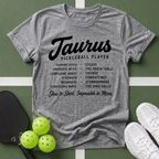 Star Player- Taurus Pickleball T-Shirt